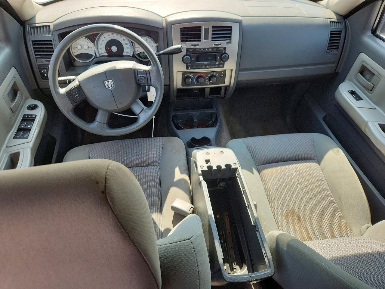 2007 Dodge Dakota Quad Slt White vin: 1D7HE48P67S194020