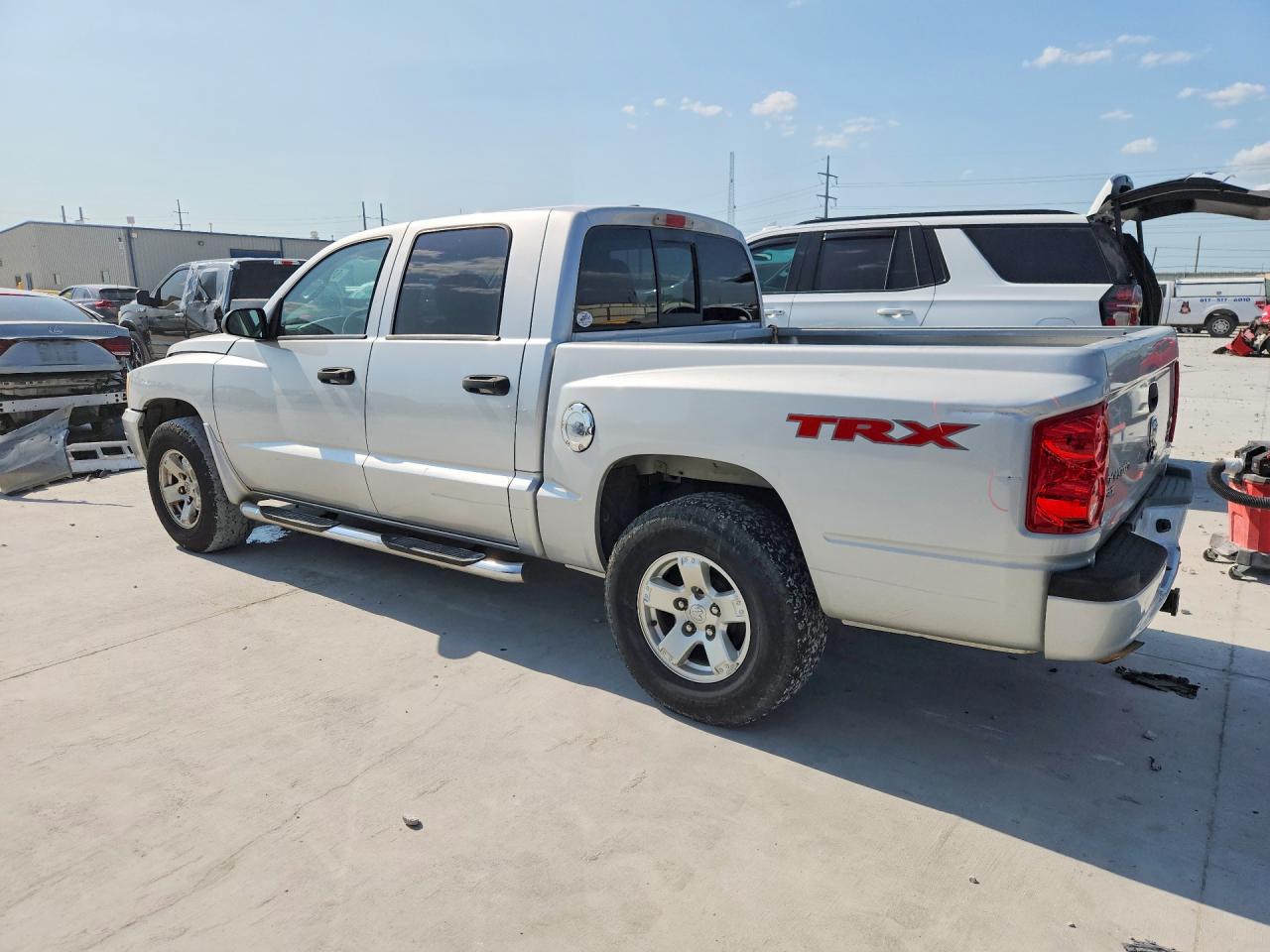 2007 Dodge Dakota Quad Slt White vin: 1D7HE48P67S194020