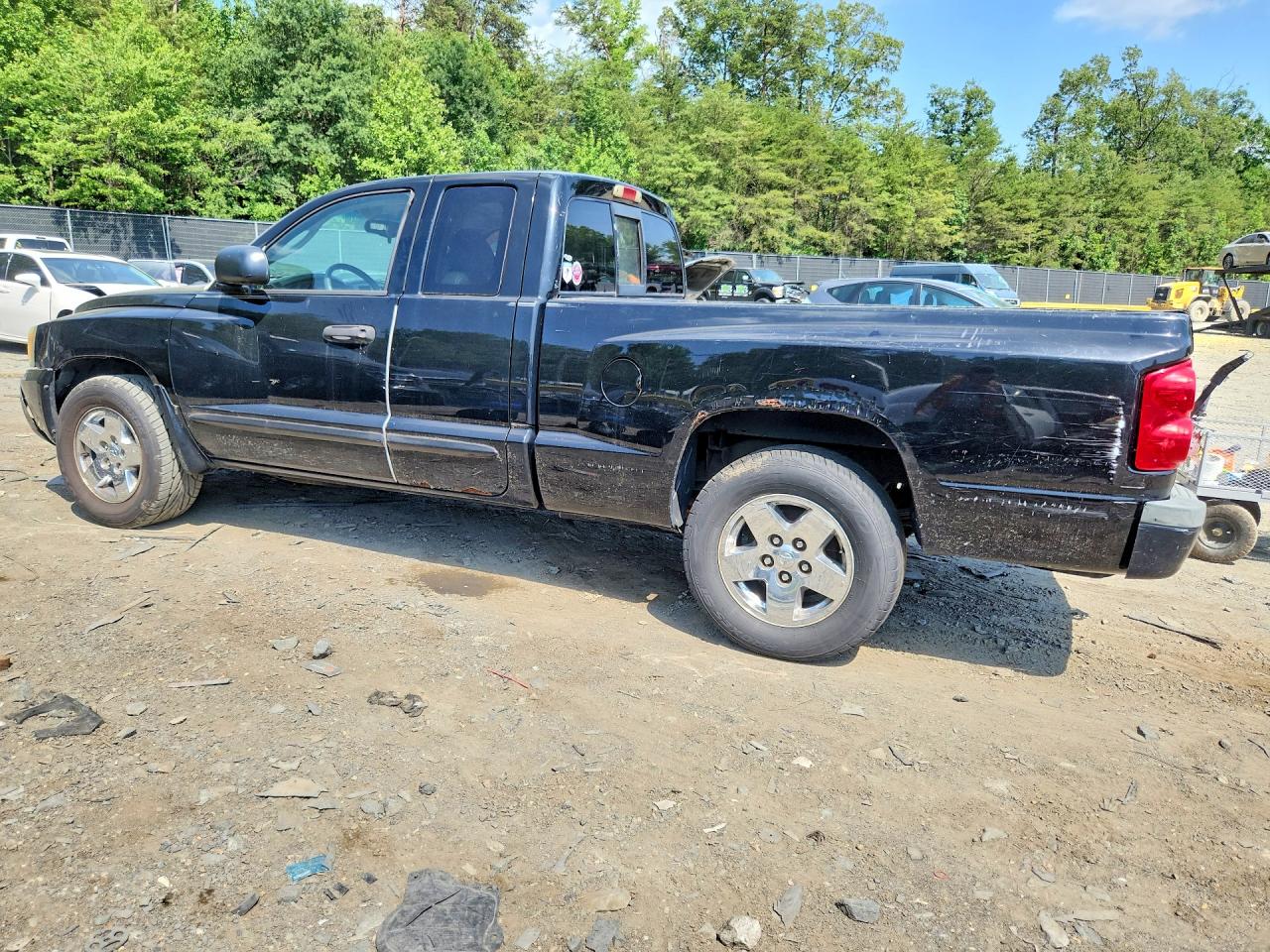 2005 Dodge Dakota Laramie Black vin: 1D7HE52N25S122533