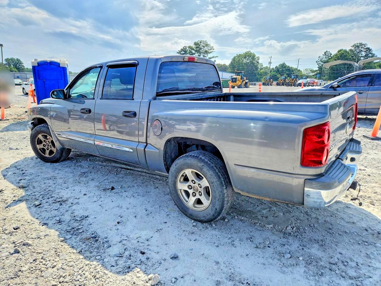 2005 Dodge Dakota Quad Laramie Gray vin: 1D7HE58N15S133093