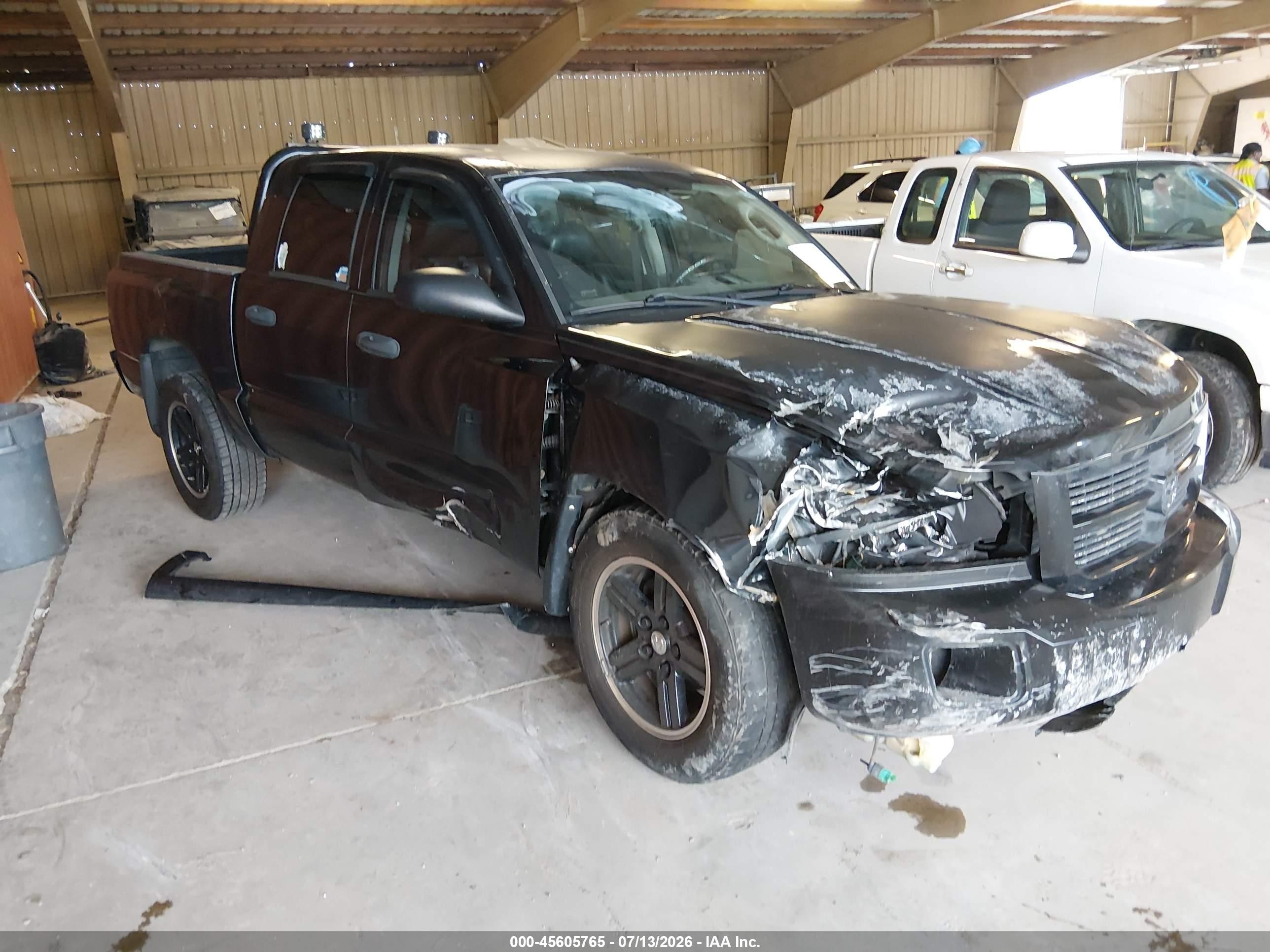 2008 Dodge Dakota Sport Черный vin: 1D7HE68K48S522374