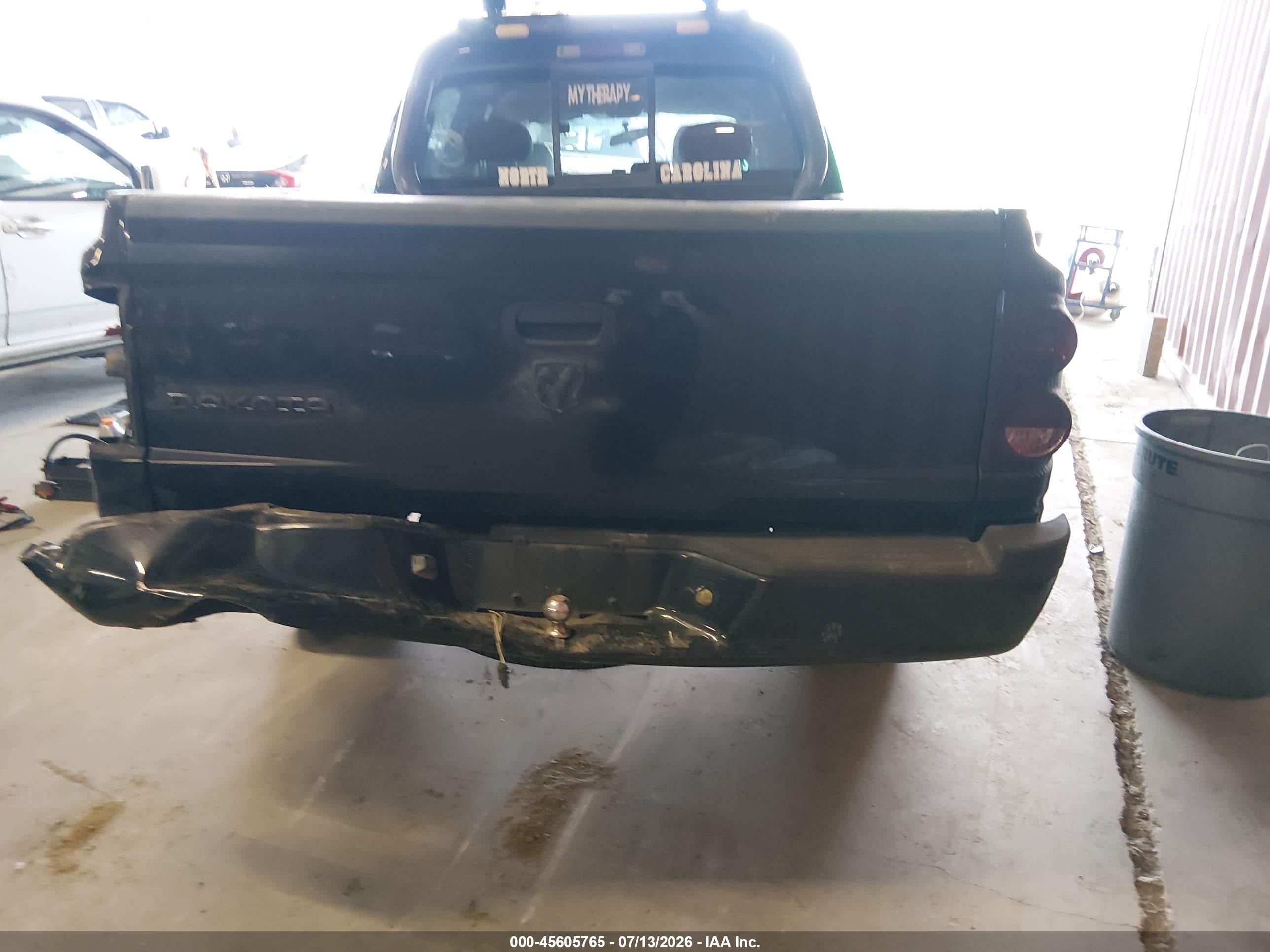 2008 Dodge Dakota Sport Черный vin: 1D7HE68K48S522374
