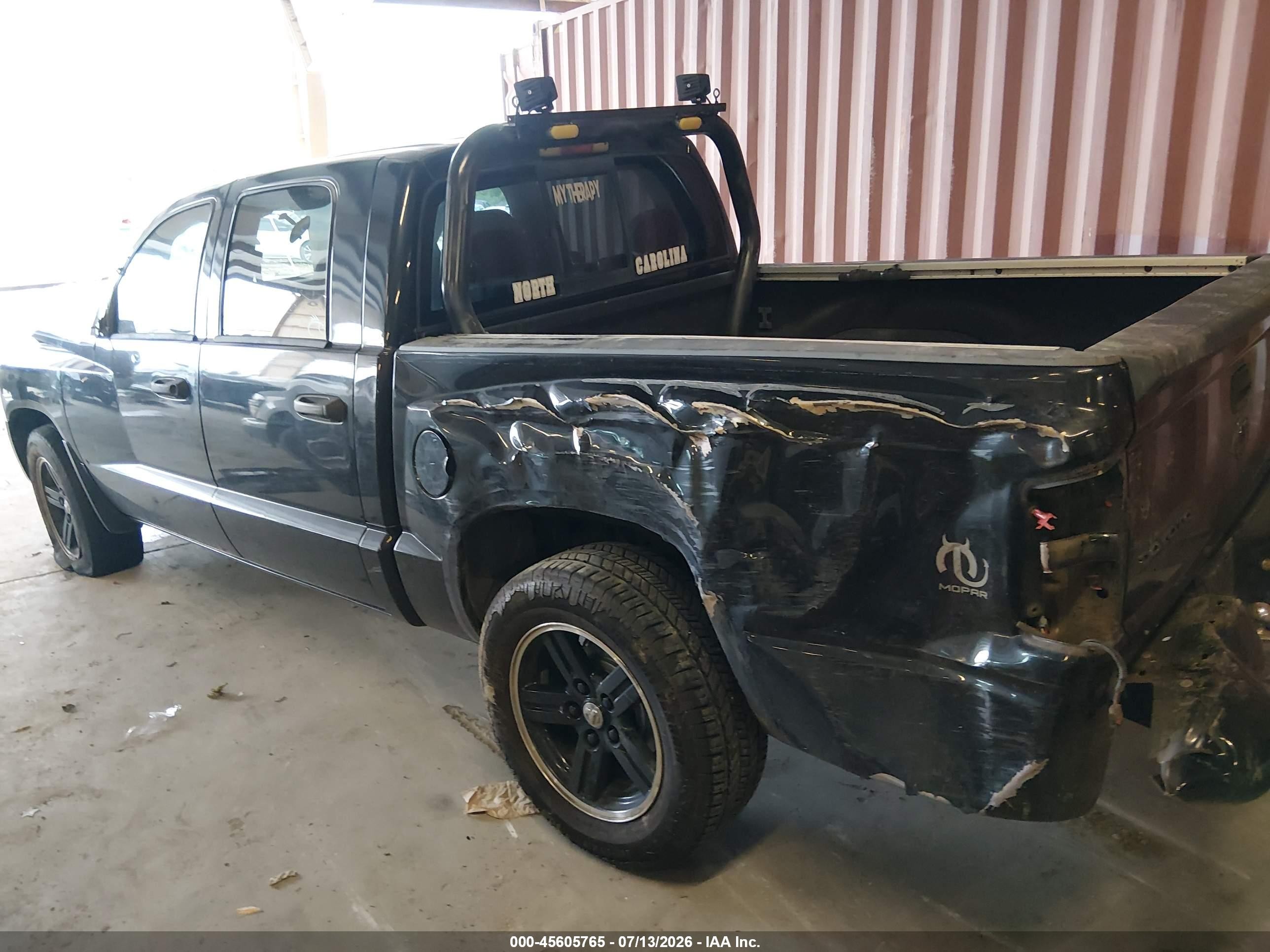 2008 Dodge Dakota Sport Черный vin: 1D7HE68K48S522374