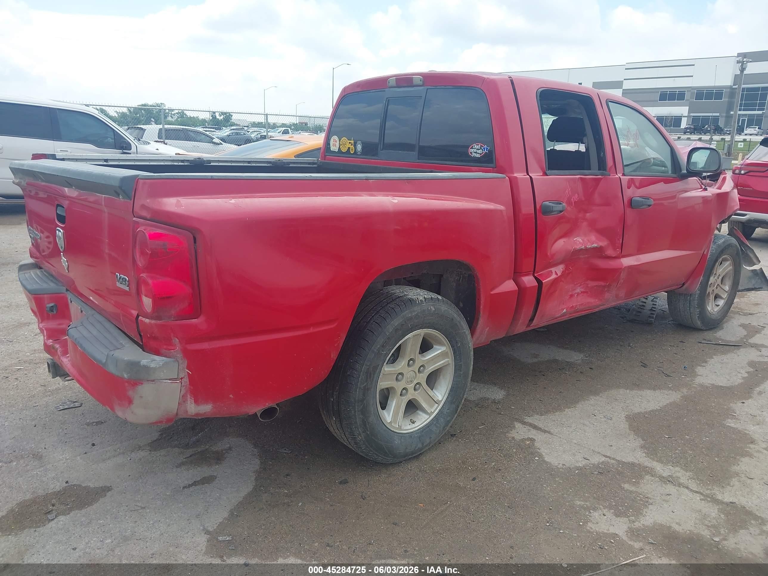 2008 Dodge Dakota Sport Красный vin: 1D7HE68N48S612845