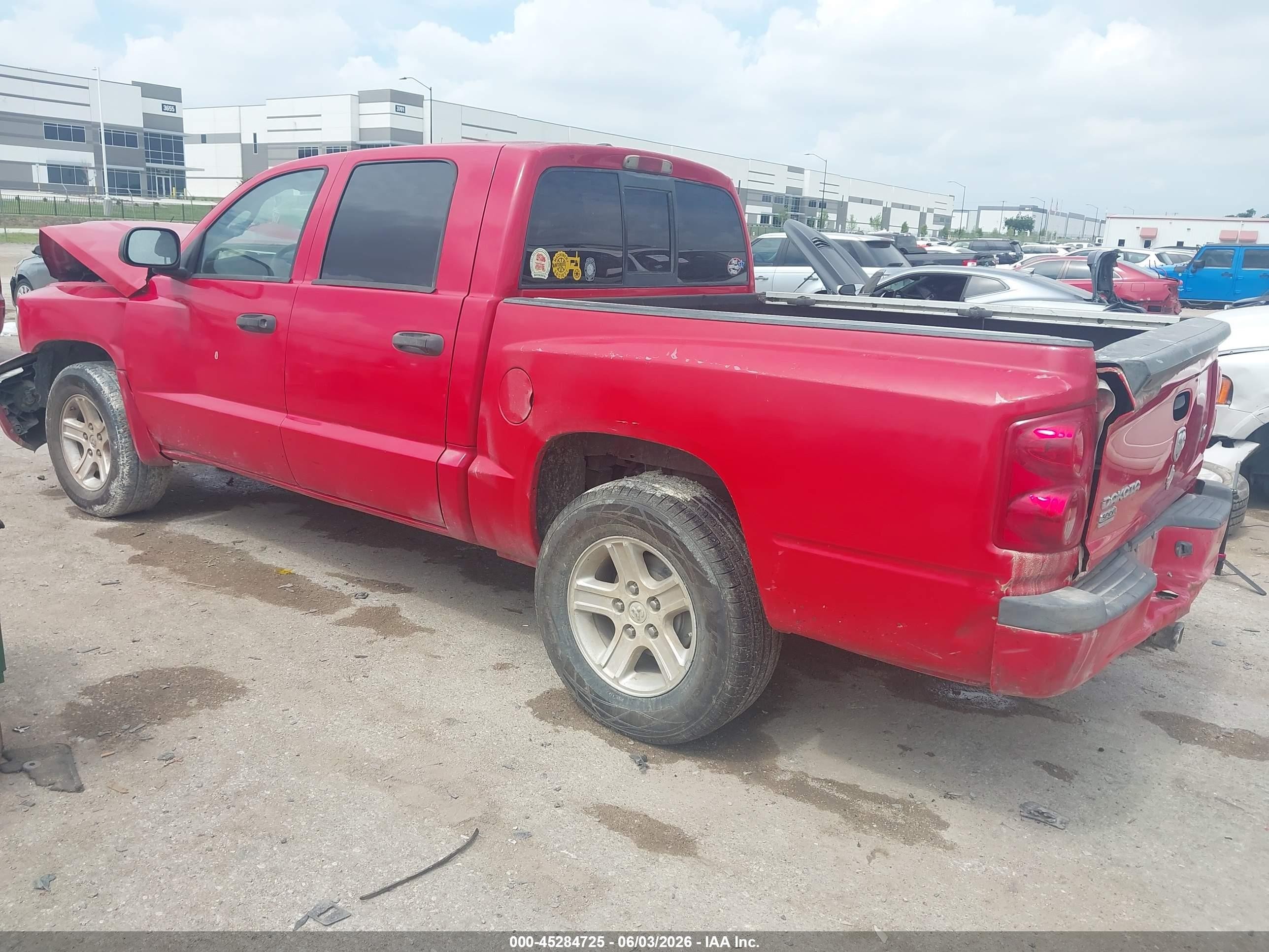 2008 Dodge Dakota Sport Красный vin: 1D7HE68N48S612845