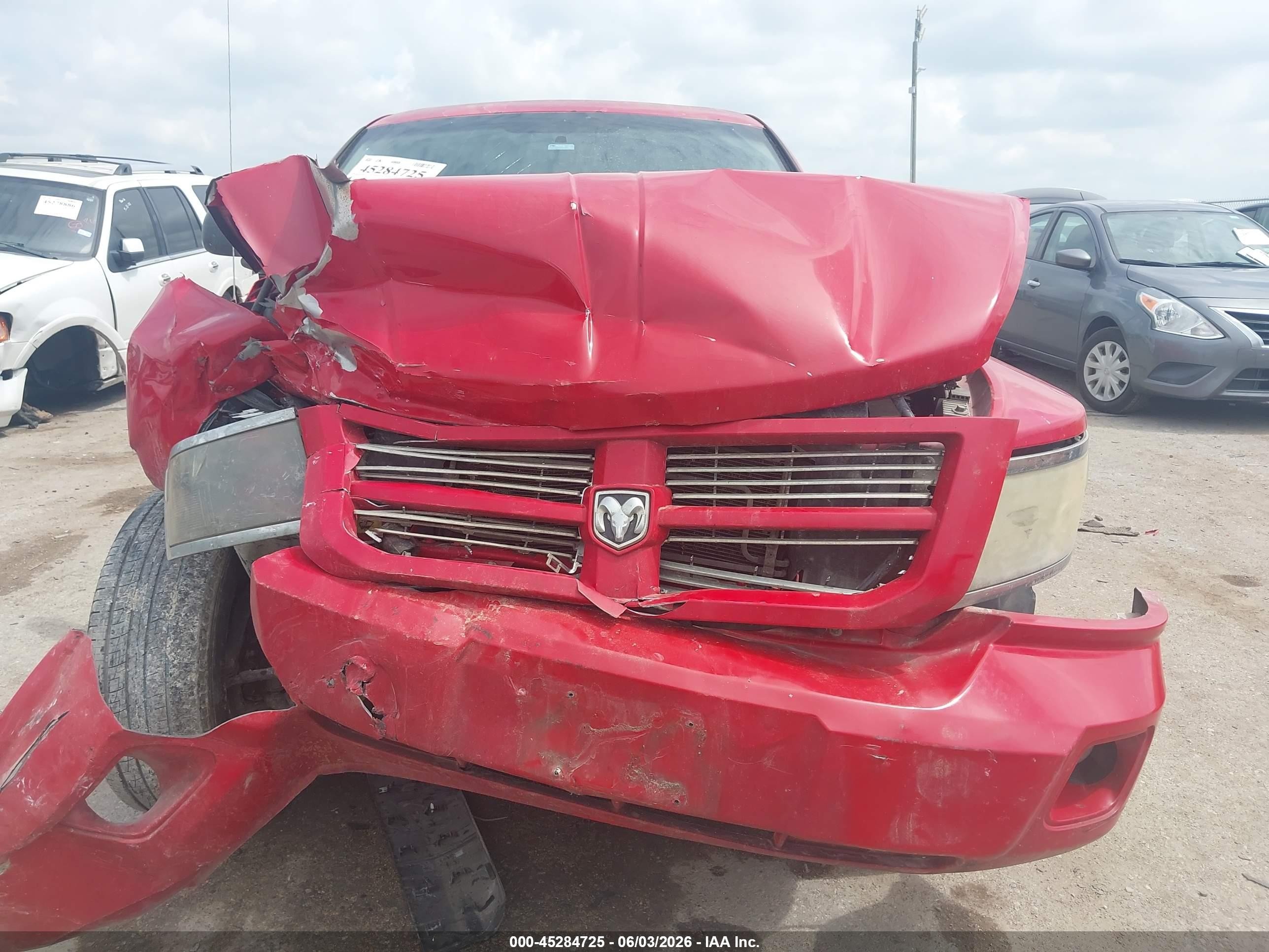 2008 Dodge Dakota Sport Красный vin: 1D7HE68N48S612845