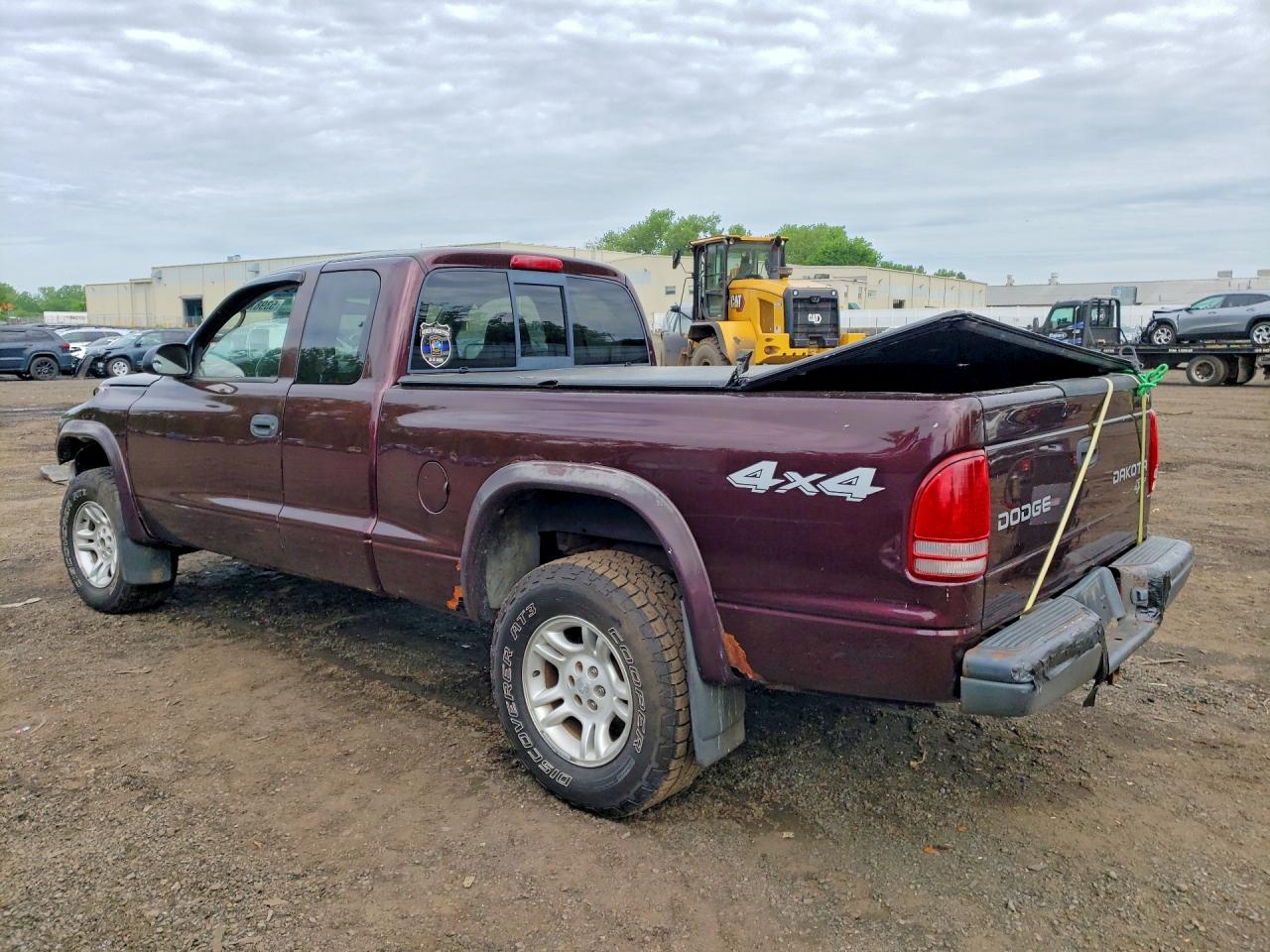 2004 Dodge Dakota Sxt Burgundy vin: 1D7HG12K54S608809