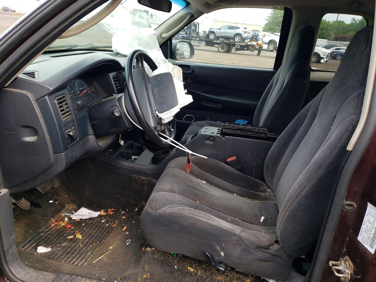 2004 Dodge Dakota Sxt Burgundy vin: 1D7HG12K54S608809