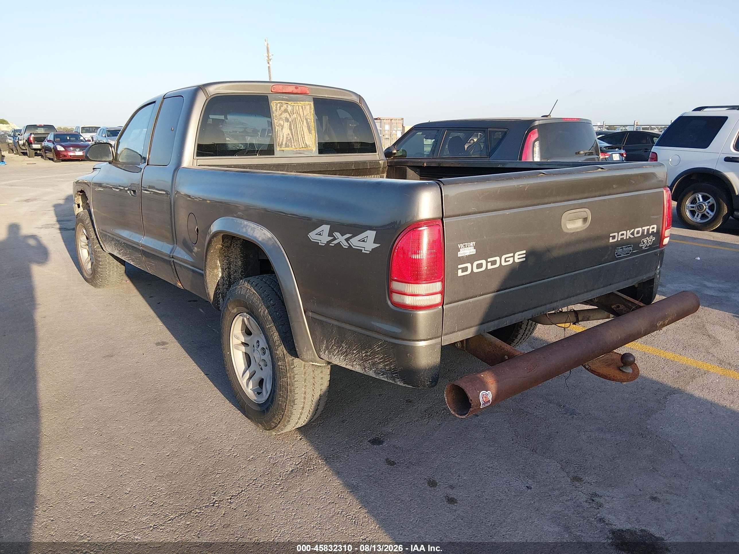 2004 Dodge Dakota   Gray vin: 1D7HG12K74S664136