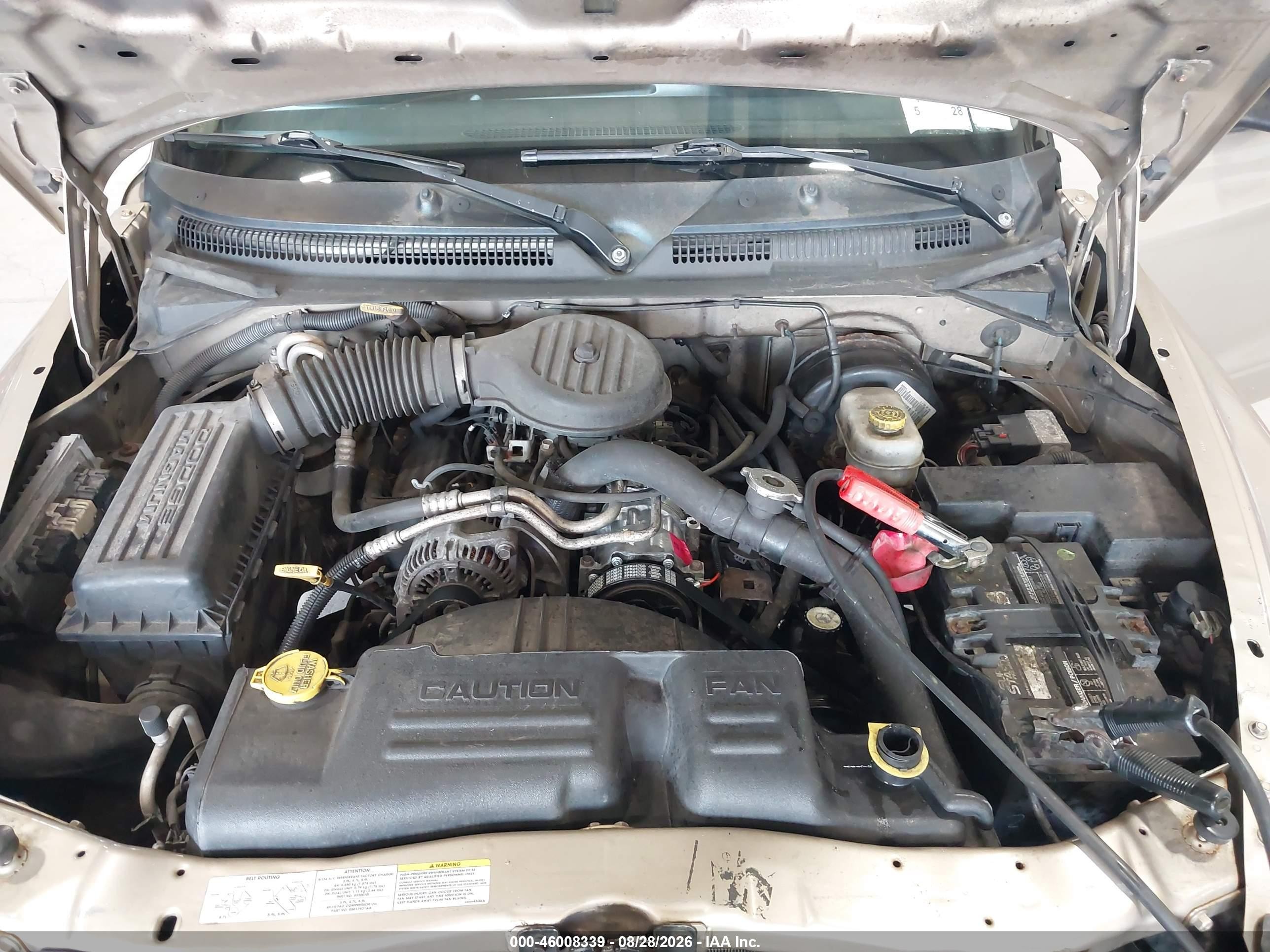 2003 Dodge Dakota   Beige vin: 1D7HG12X33S326047