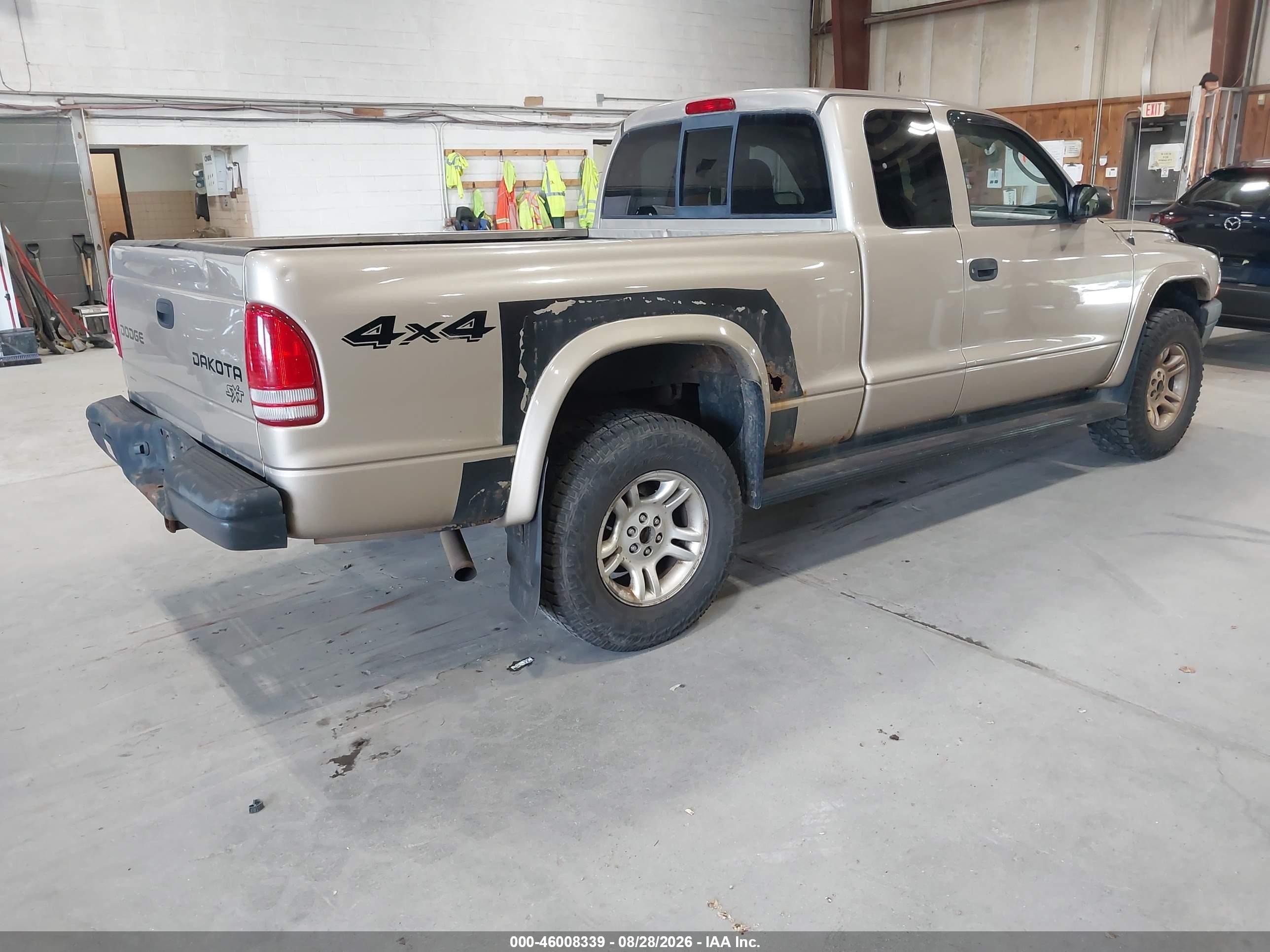 2003 Dodge Dakota   Beige vin: 1D7HG12X33S326047