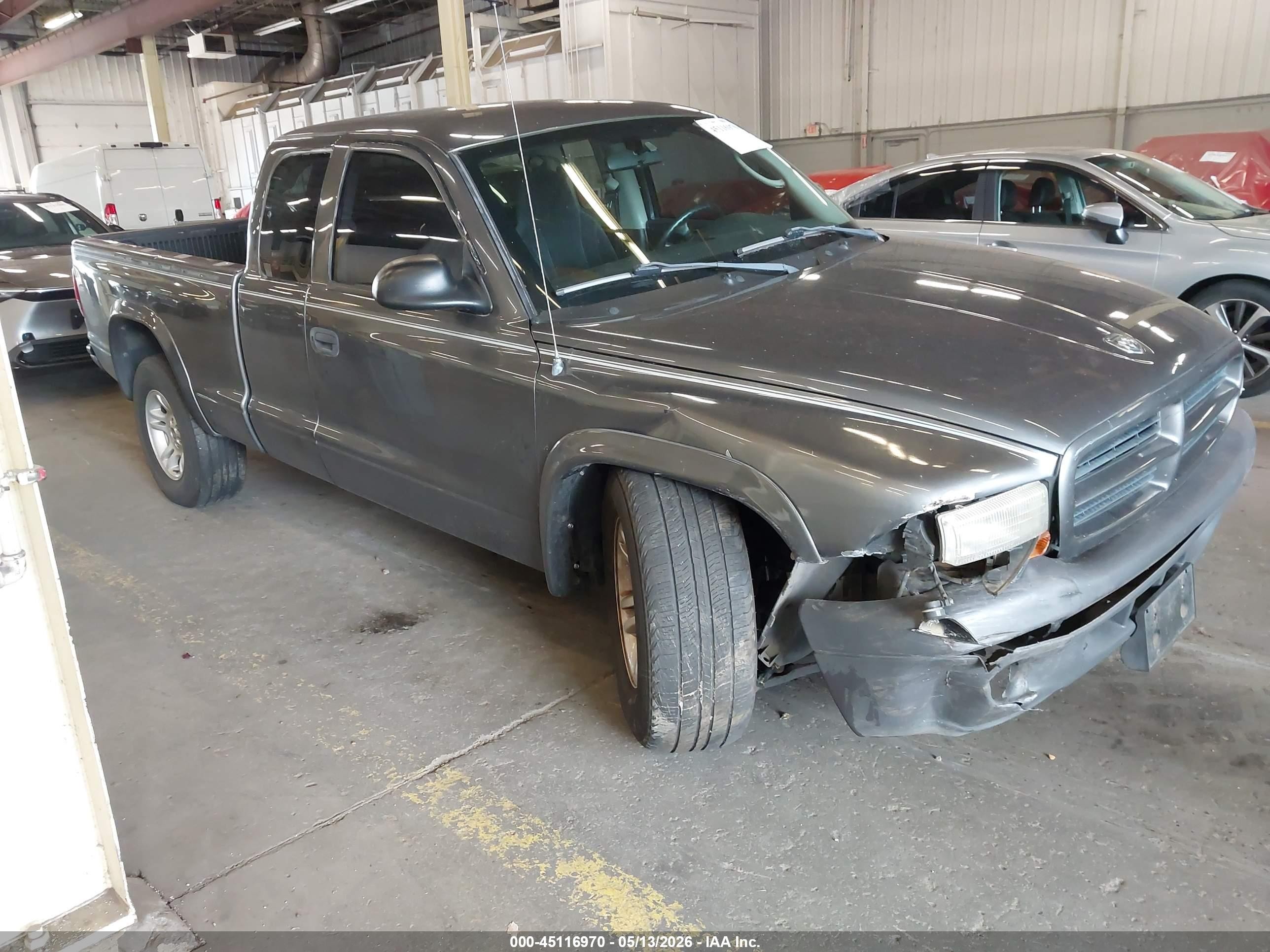 2003 Dodge Dakota   Silver vin: 1D7HG12X73S238148