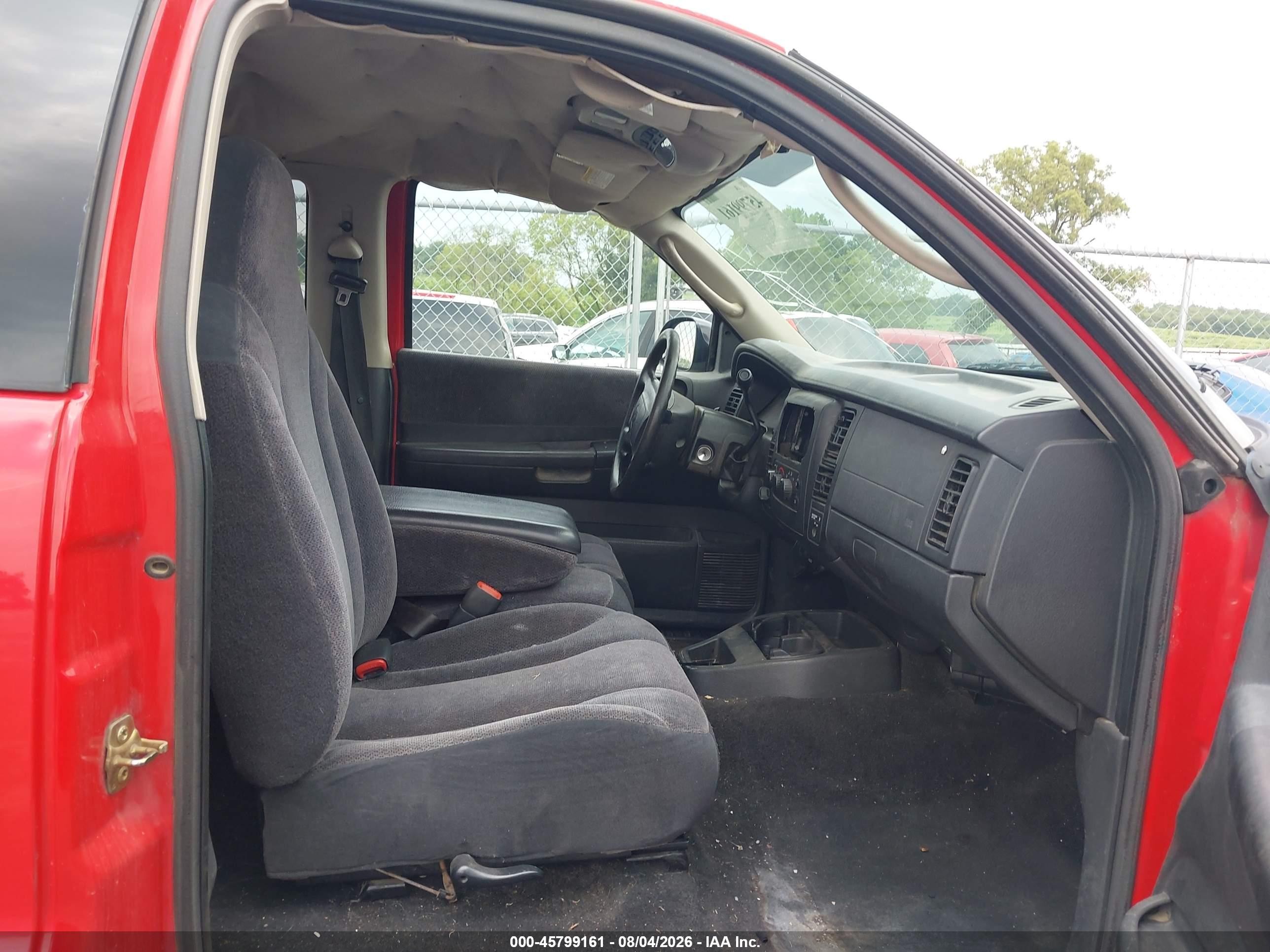 2003 Dodge Dakota Sport Red vin: 1D7HG32N33S170800