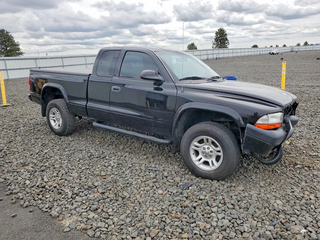2003 Dodge Dakota Sport Black vin: 1D7HG32N43S334233