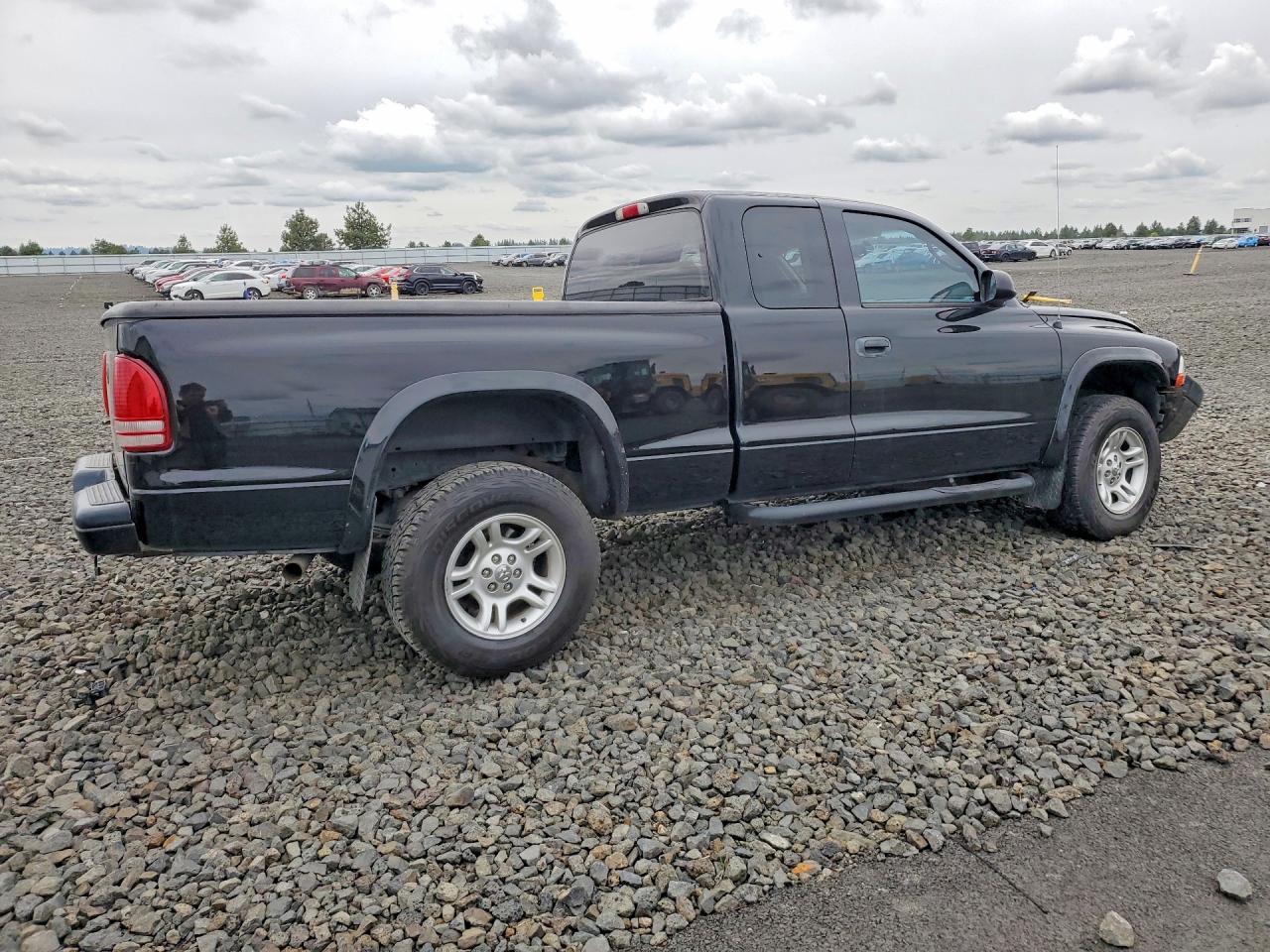 2003 Dodge Dakota Sport Black vin: 1D7HG32N43S334233