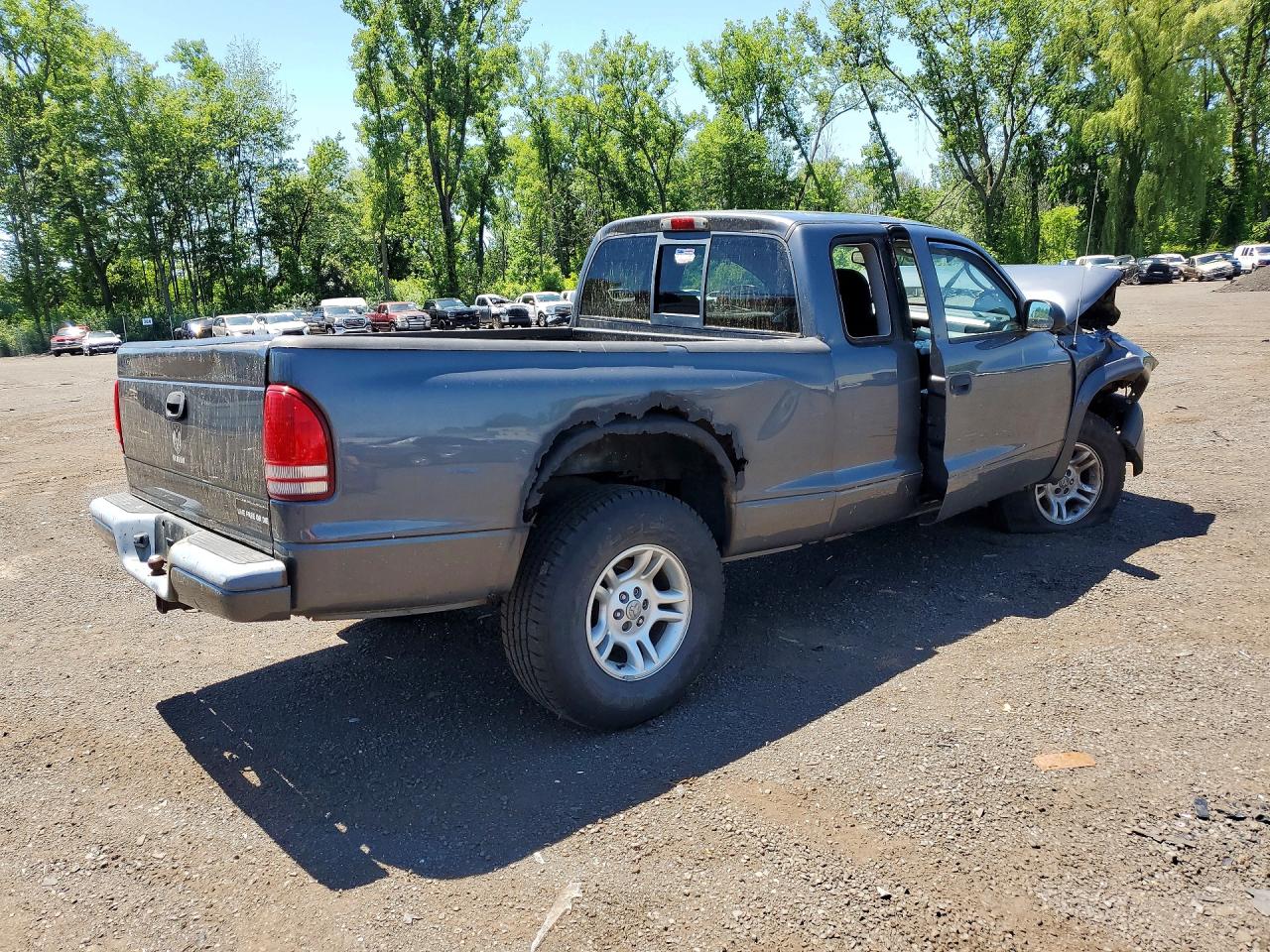 2003 Dodge Dakota Sport Серый vin: 1D7HG32N93S226562