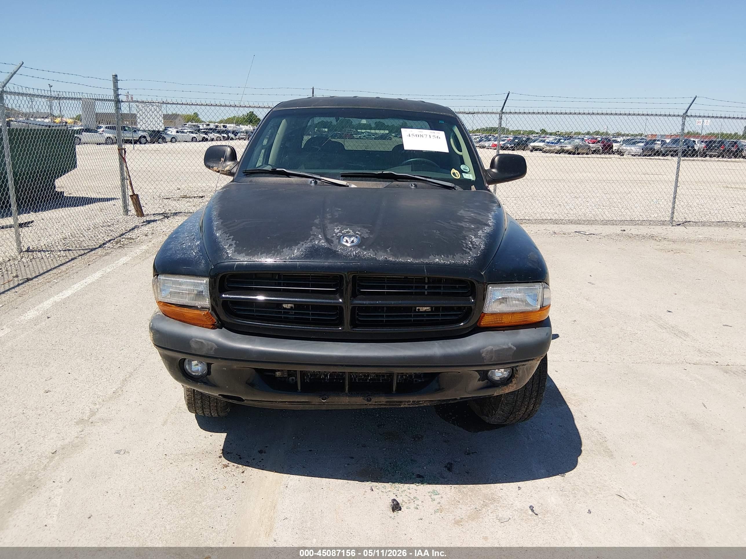 2003 Dodge Dakota Sport/sxt Black vin: 1D7HG38N03S318554