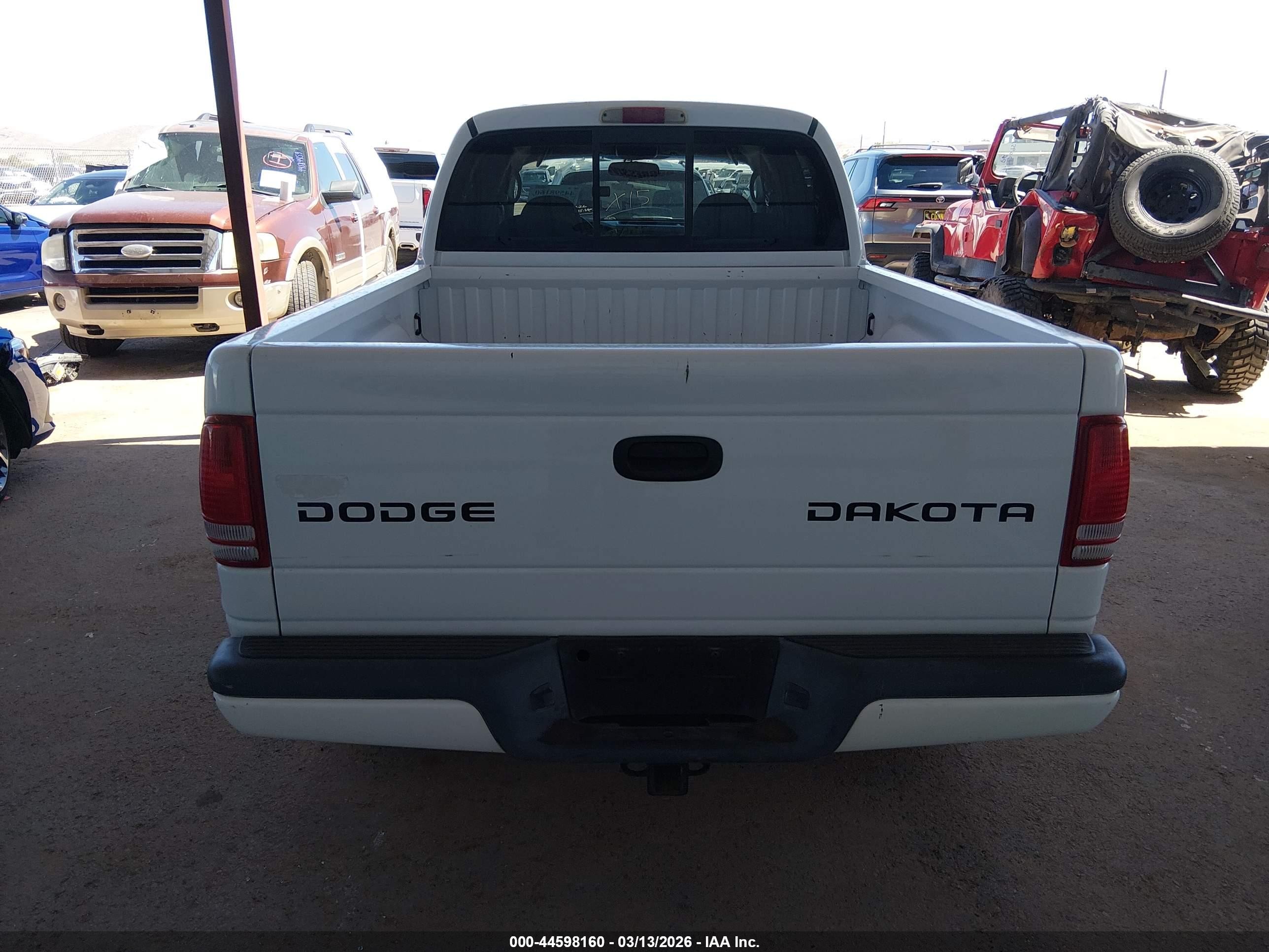 2003 Dodge Dakota Sport/sxt White vin: 1D7HG38N23S363544
