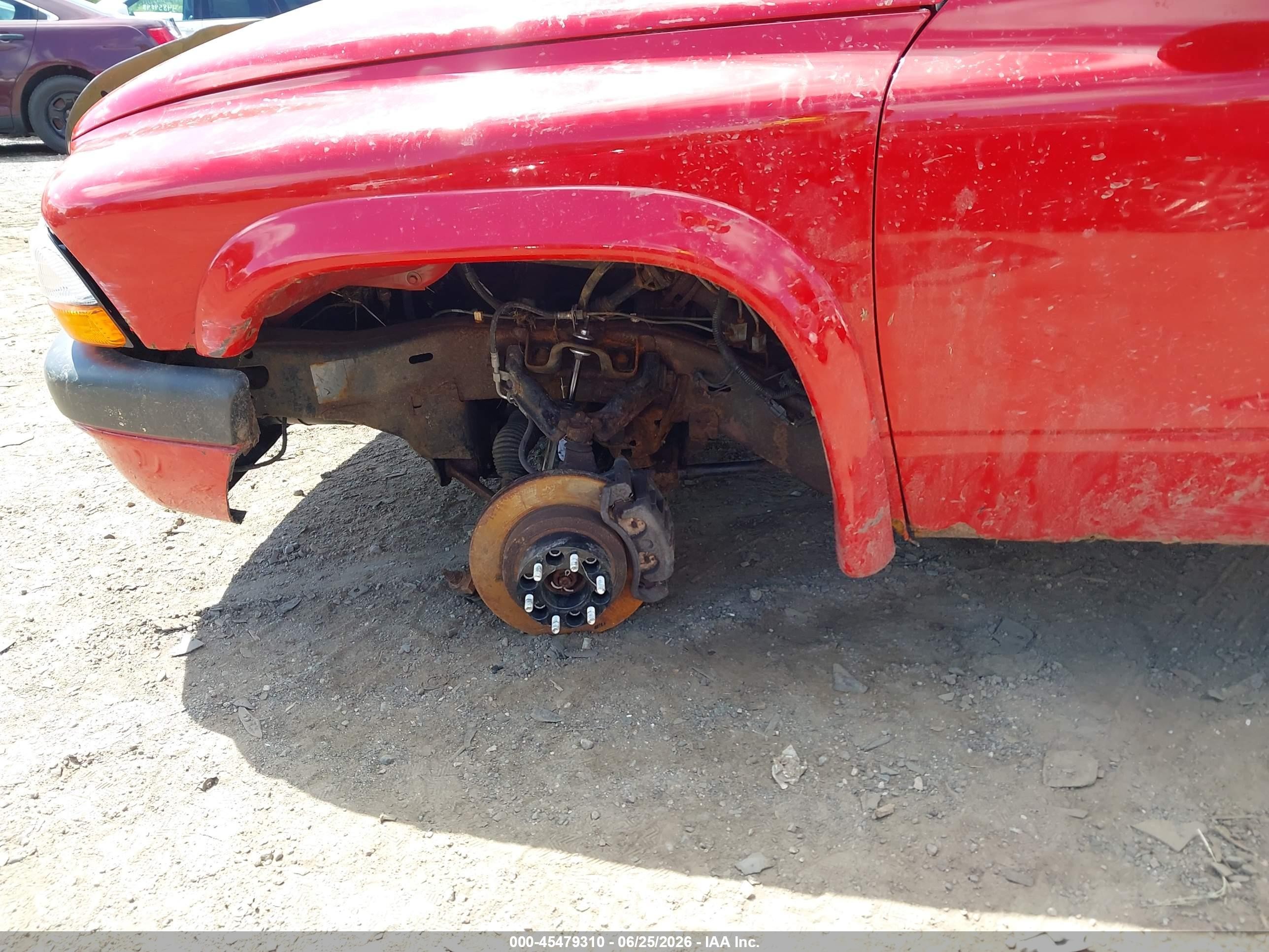 2004 Dodge Dakota Sport/sxt Красный vin: 1D7HG38N34S538871