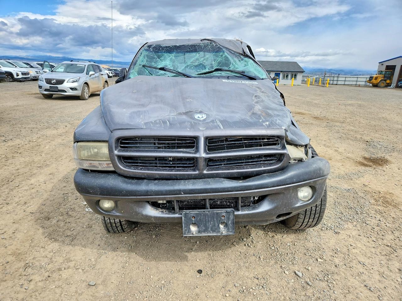 2003 Dodge Dakota Quad Sport Gray vin: 1D7HG38N43S138798