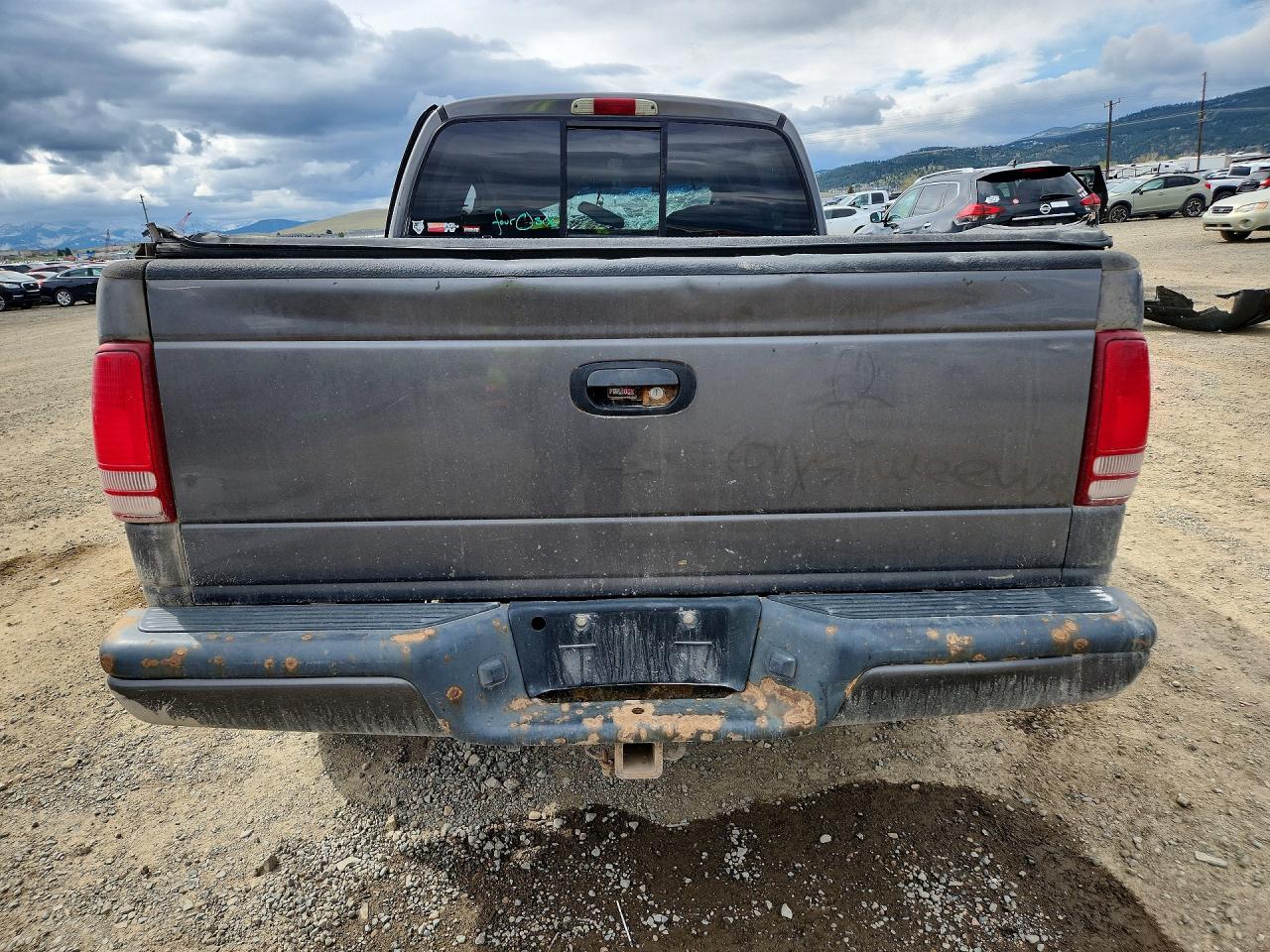 2003 Dodge Dakota Quad Sport Gray vin: 1D7HG38N43S138798