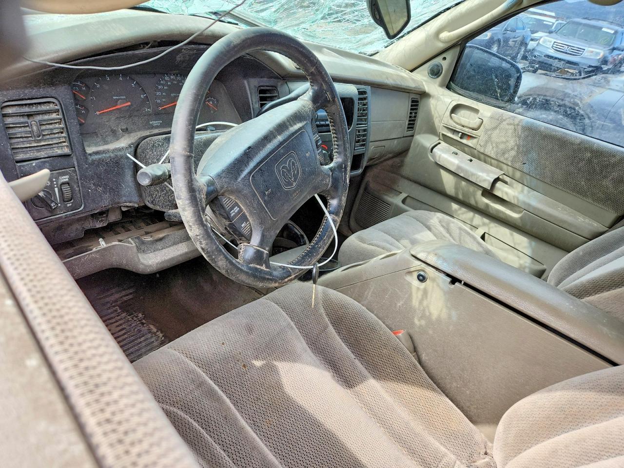 2003 Dodge Dakota Quad Sport Gray vin: 1D7HG38N43S138798