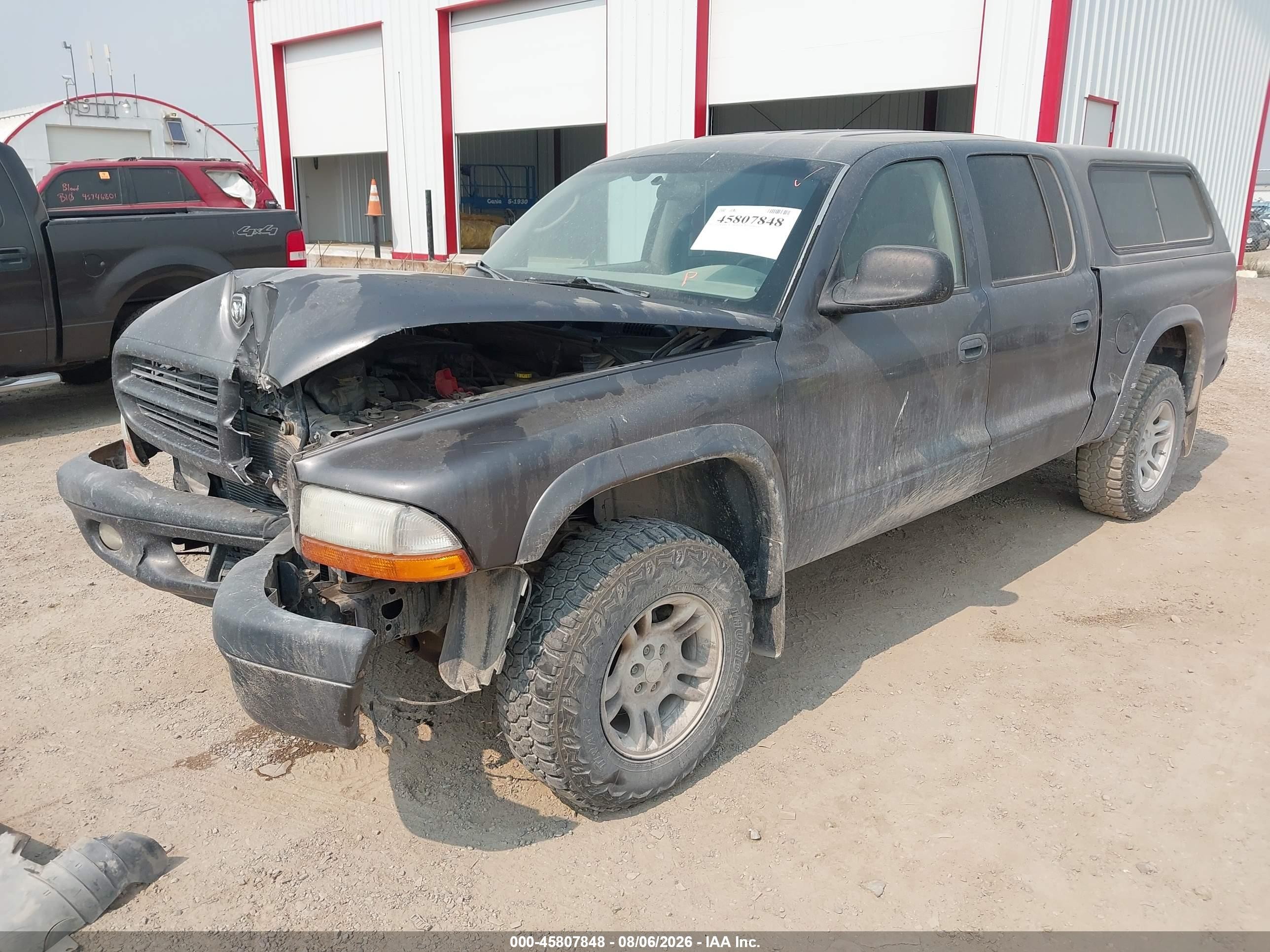 2003 Dodge Dakota Sport/sxt Gray vin: 1D7HG38N73S164165