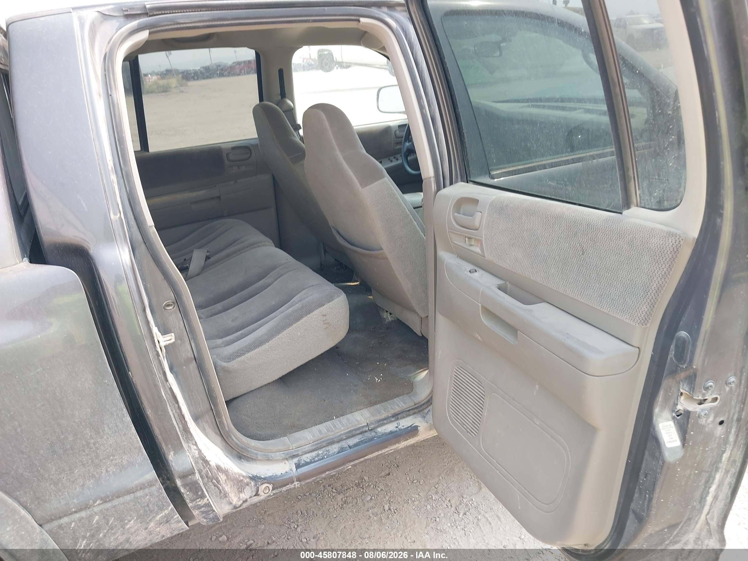 2003 Dodge Dakota Sport/sxt Gray vin: 1D7HG38N73S164165