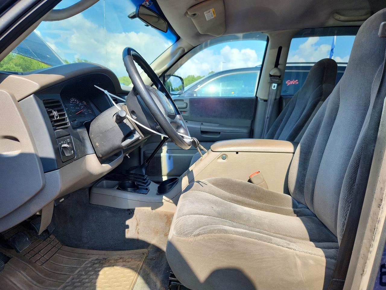 2004 Dodge Dakota Quad Sport Blue vin: 1D7HG38N94S622287