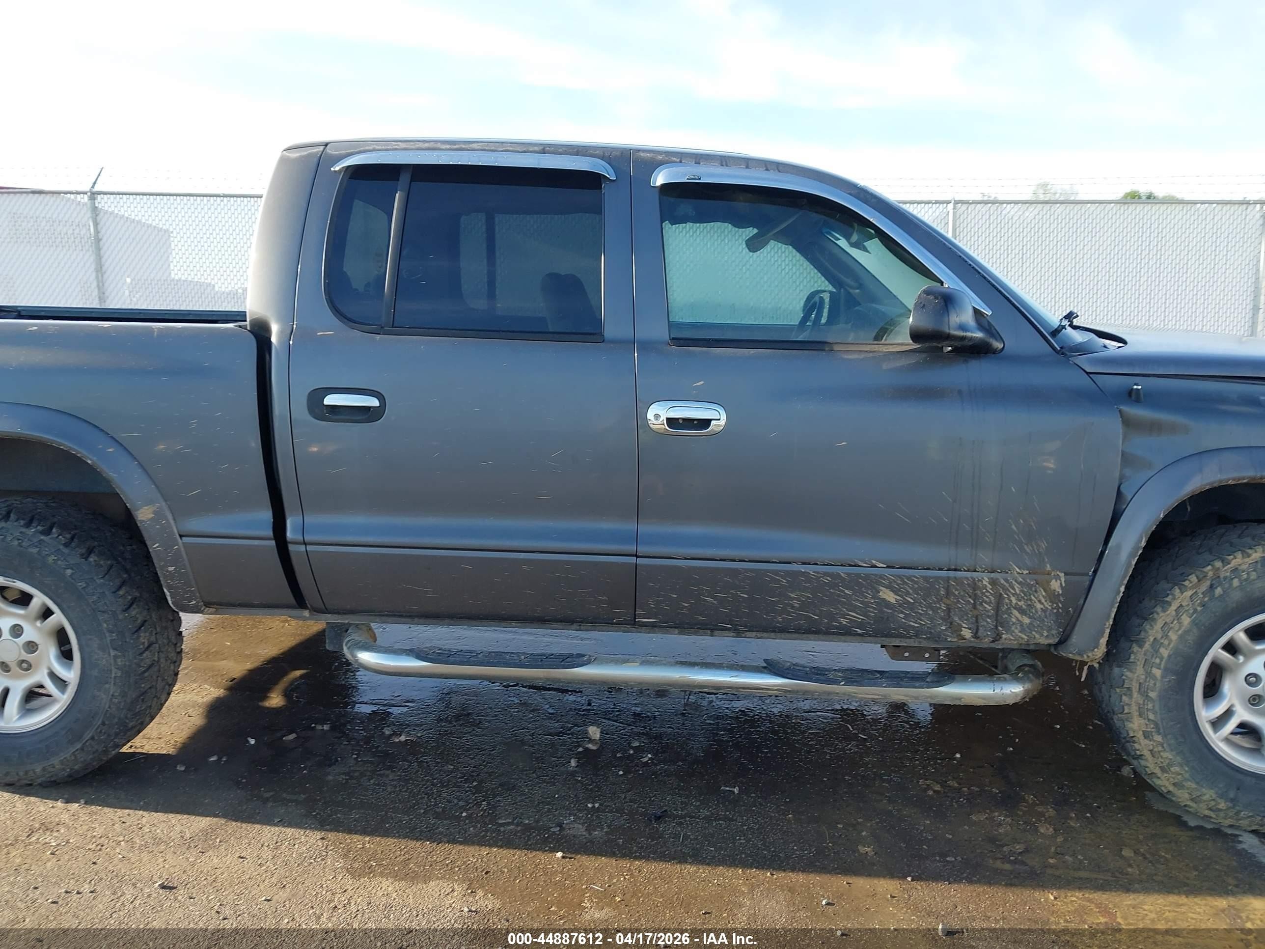 2003 Dodge Dakota Sport/sxt Серый vin: 1D7HG38X43S122585