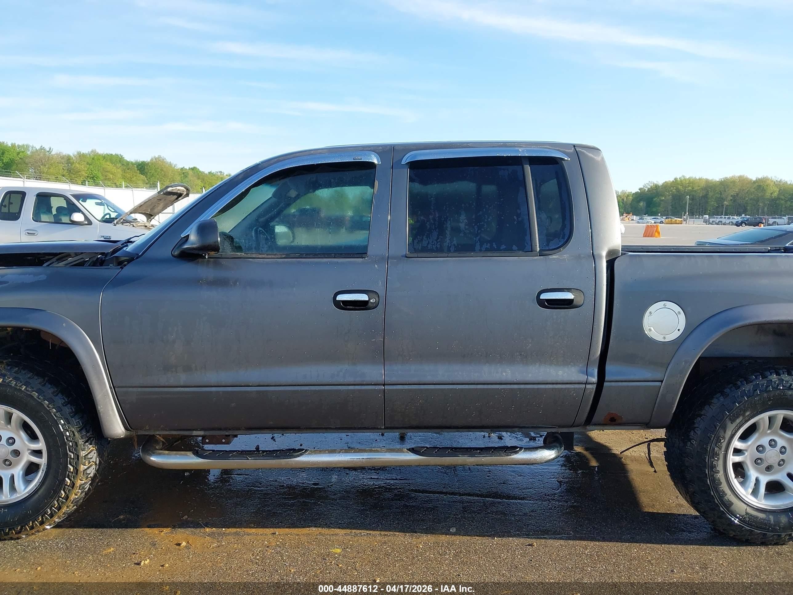 2003 Dodge Dakota Sport/sxt Серый vin: 1D7HG38X43S122585