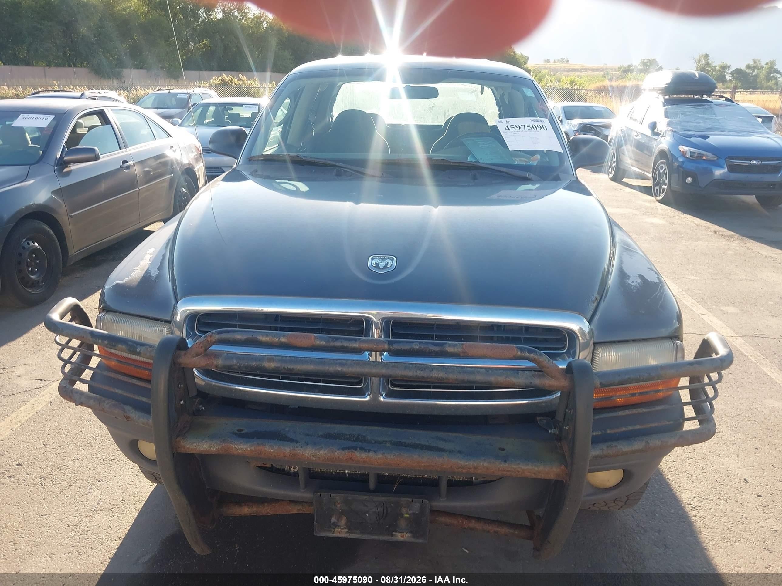 2003 Dodge Dakota Sport/sxt Gray vin: 1D7HG38X43S223450