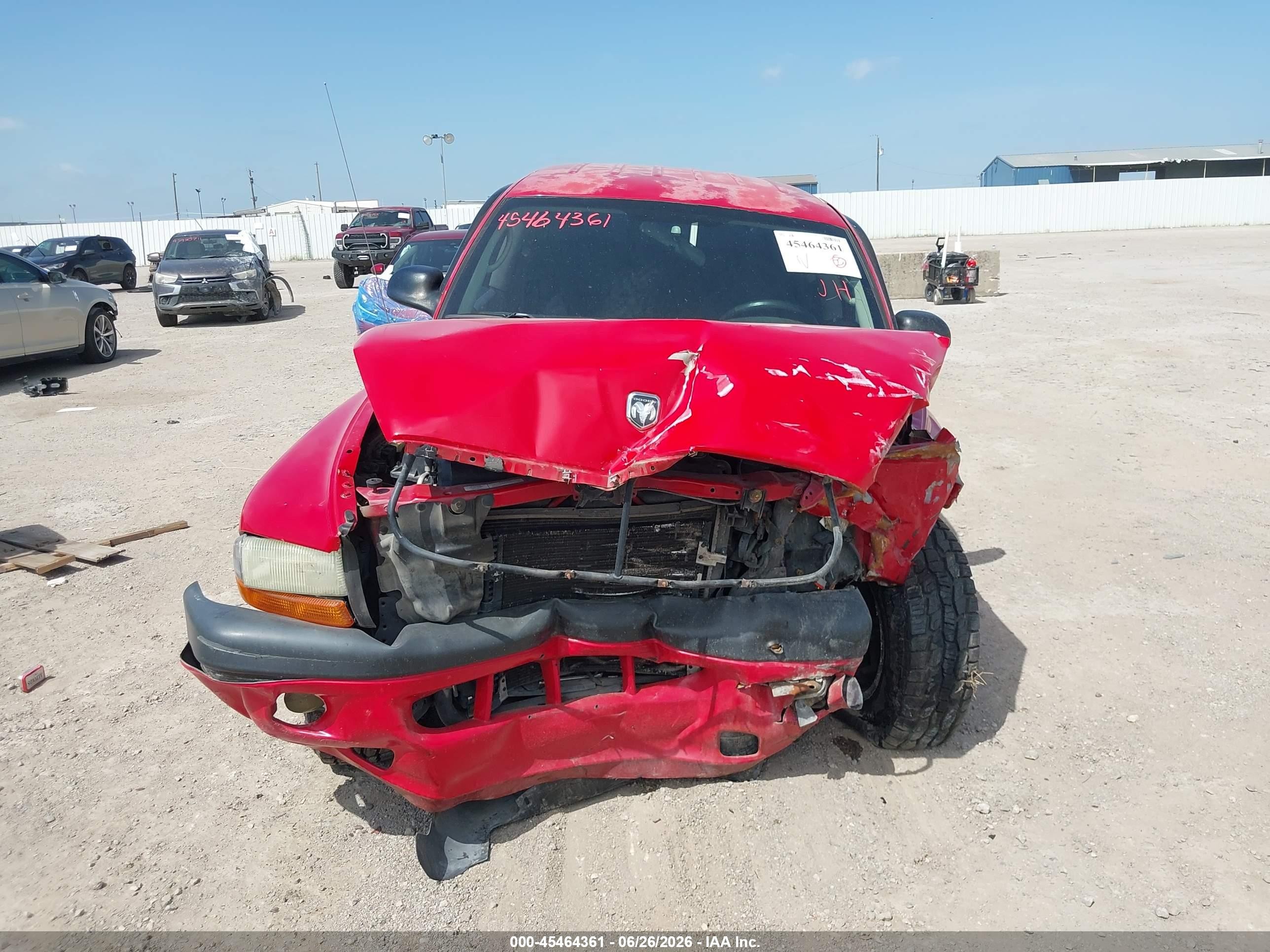 2003 Dodge Dakota Sport/sxt Red vin: 1D7HG38XX3S124504