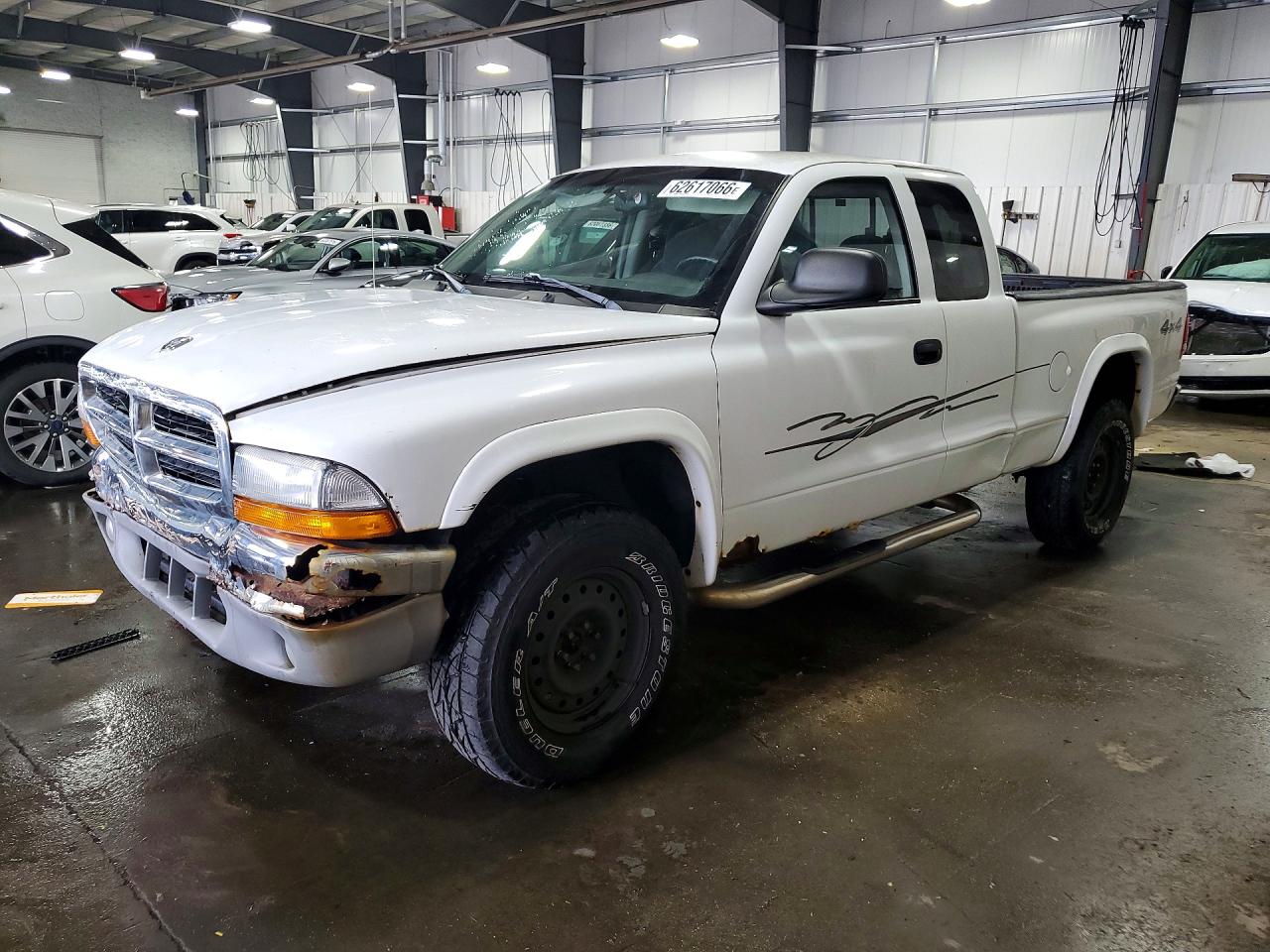 2003 Dodge Dakota Slt White vin: 1D7HG42N73S181952