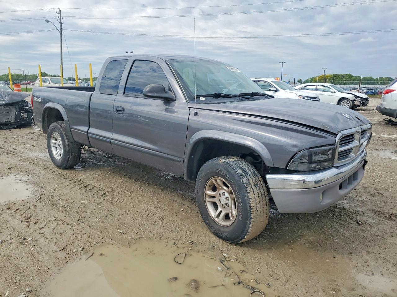 2003 Dodge Dakota Slt Gray vin: 1D7HG42X53S344423