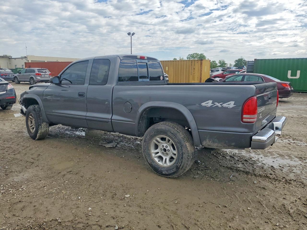 2003 Dodge Dakota Slt Gray vin: 1D7HG42X53S344423