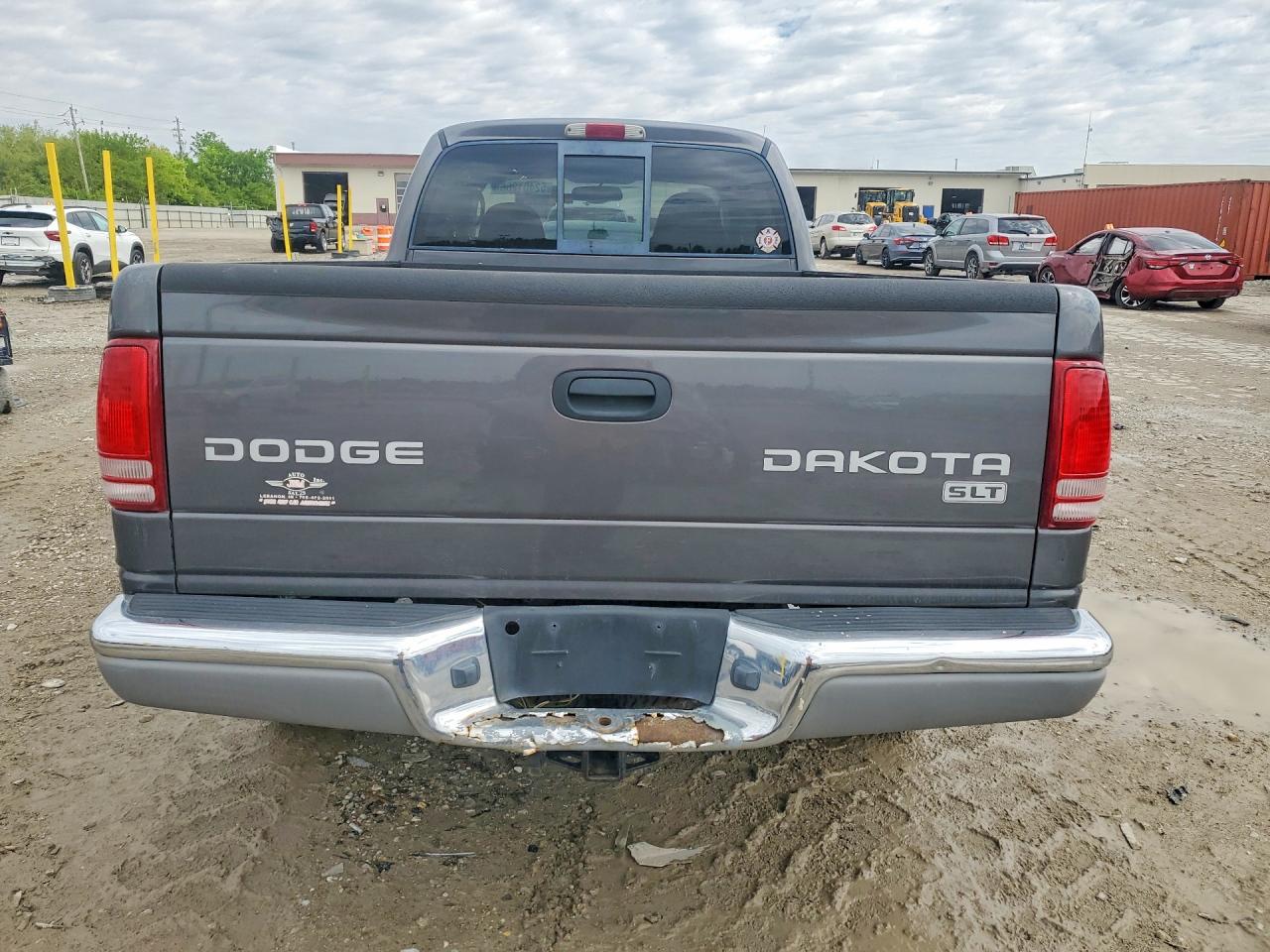 2003 Dodge Dakota Slt Gray vin: 1D7HG42X53S344423