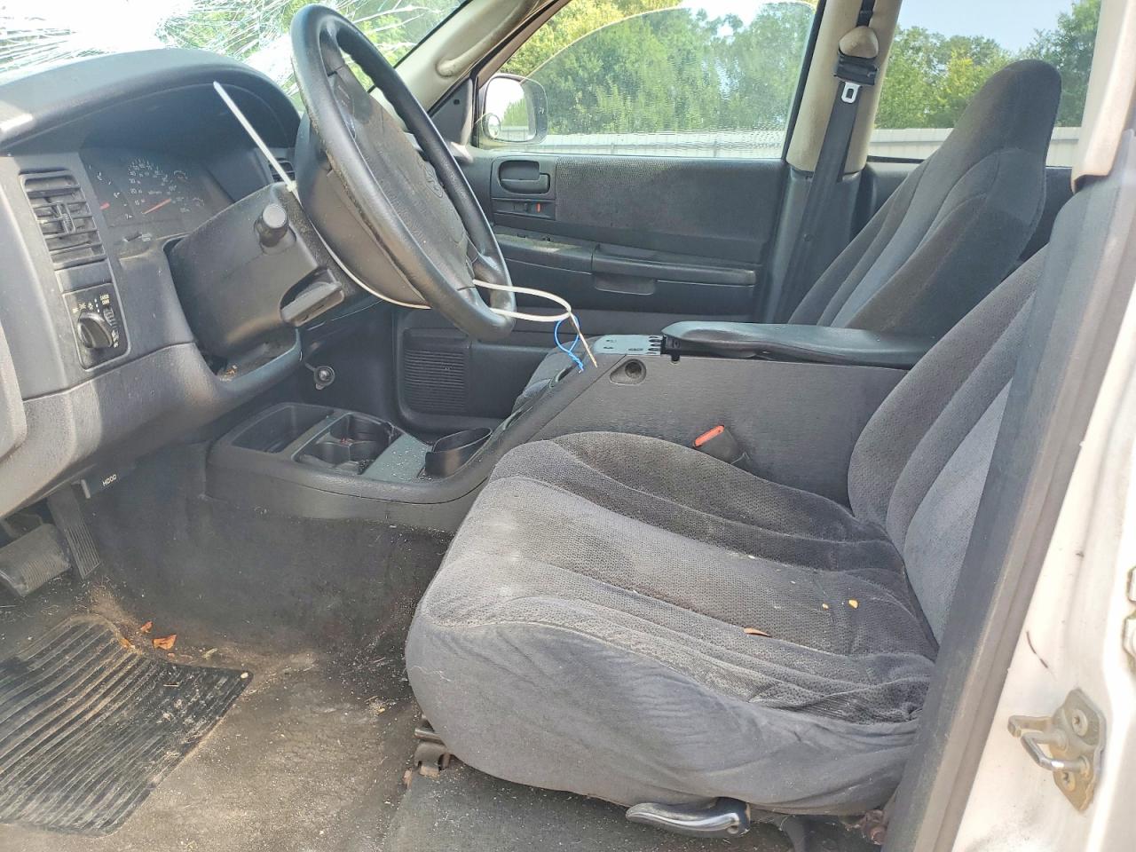2004 Dodge Dakota Quad Slt Белый vin: 1D7HG48N04S536159