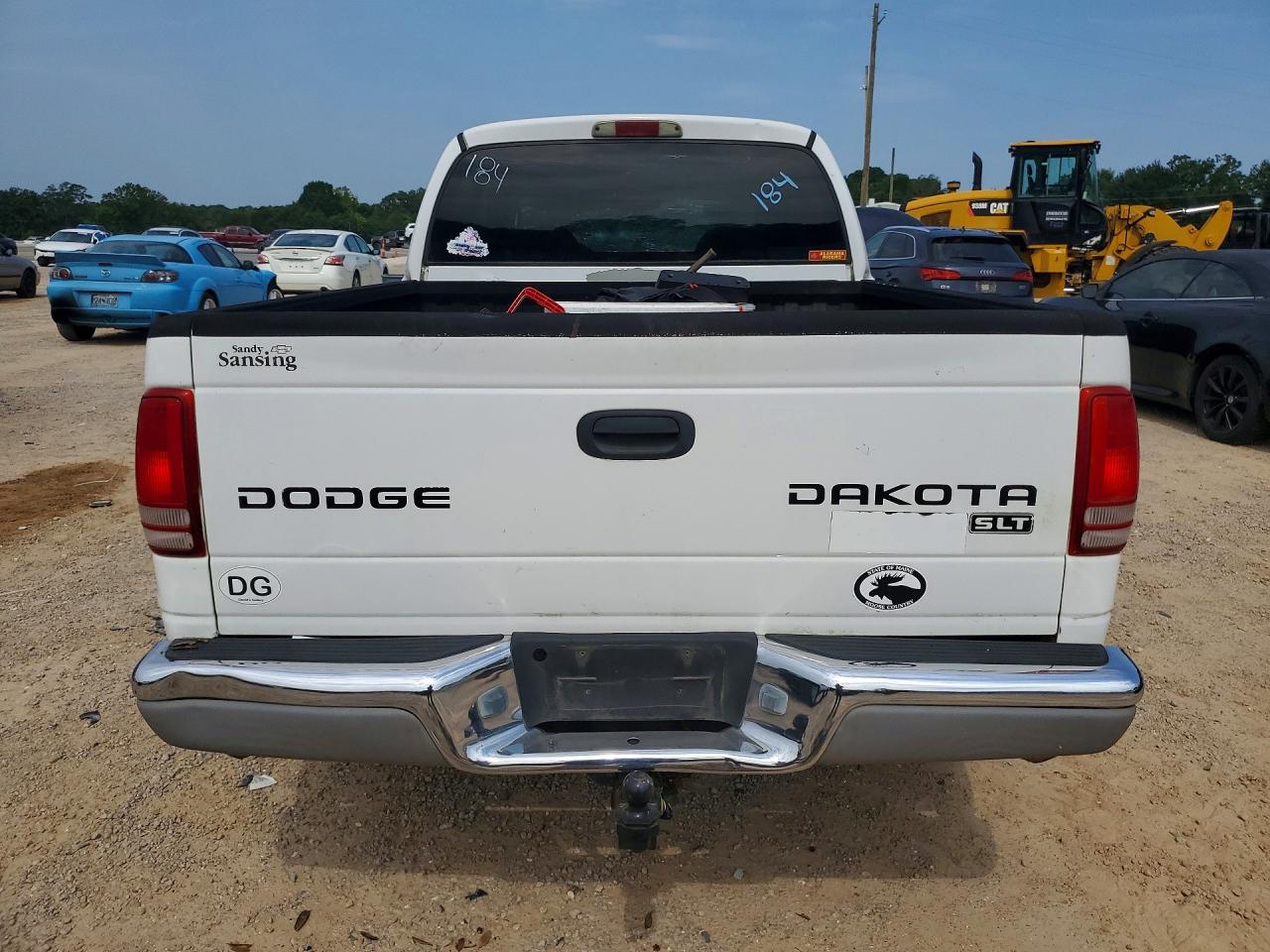 2004 Dodge Dakota Quad Slt Белый vin: 1D7HG48N04S536159