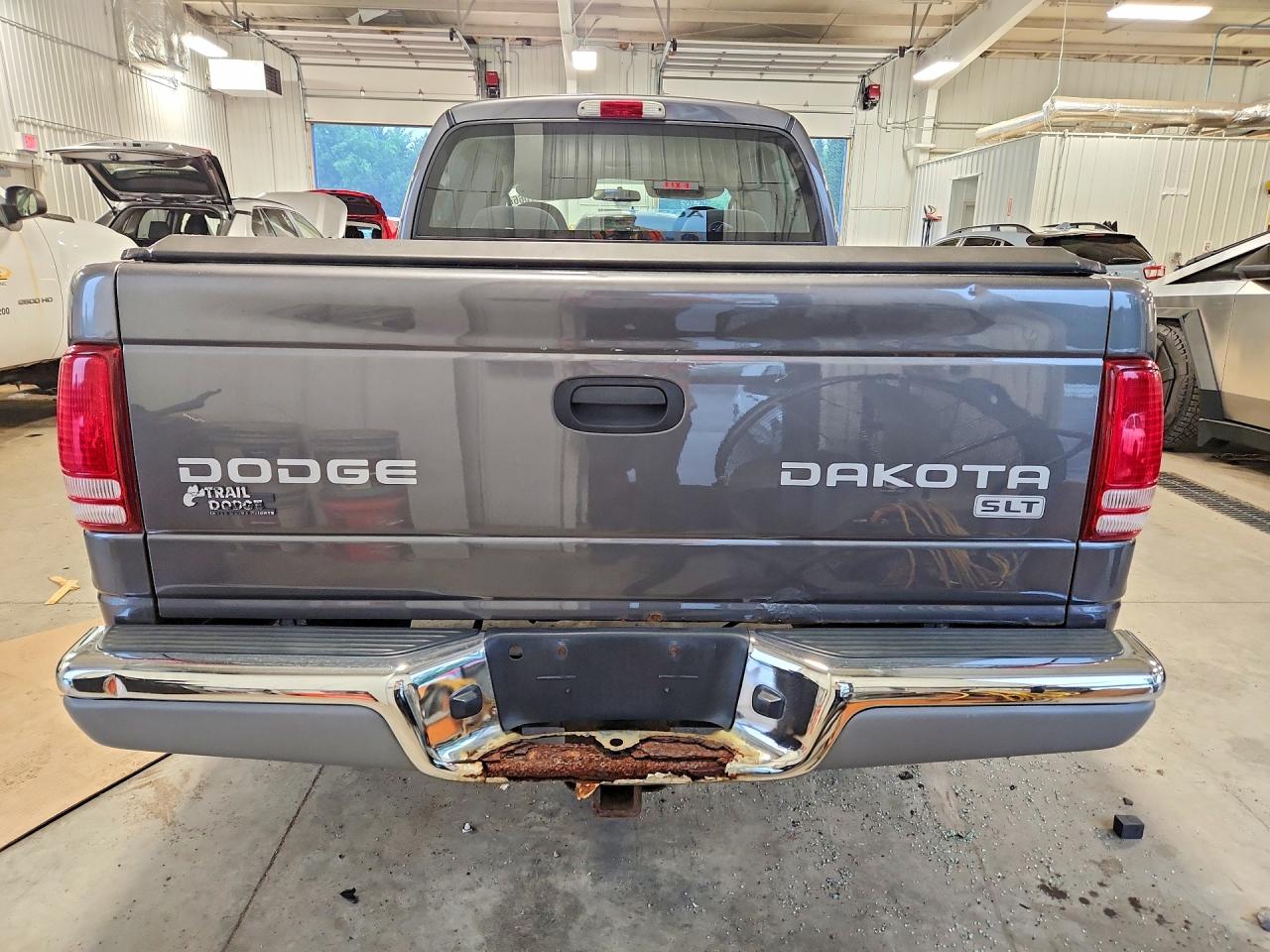 2004 Dodge Dakota Quad Slt Gray vin: 1D7HG48N04S698406