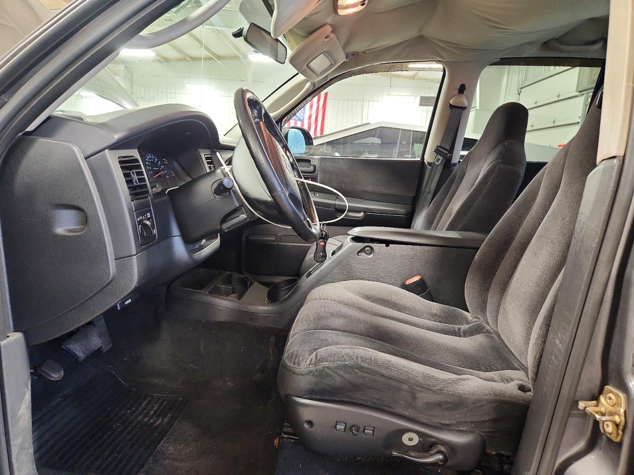 2004 Dodge Dakota Quad Slt Gray vin: 1D7HG48N04S698406