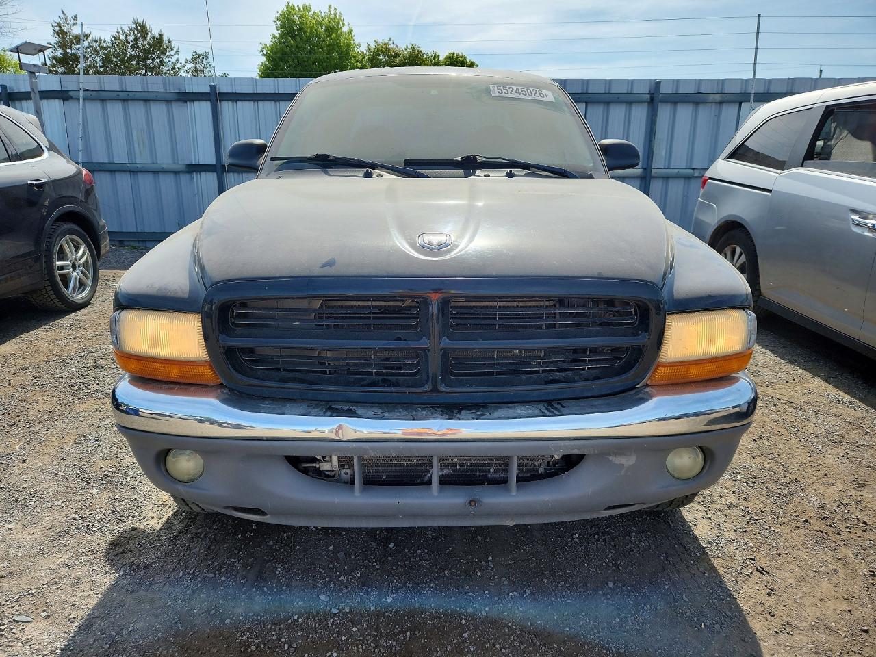 2004 Dodge Dakota Black vin: 1D7HG48N14S774246
