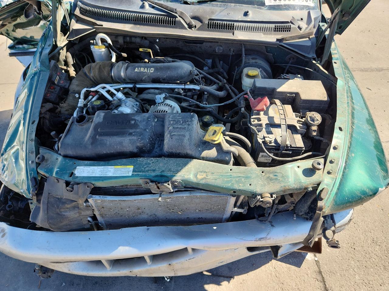 2003 Dodge Dakota Quad Slt Зеленый vin: 1D7HG48N23S204447