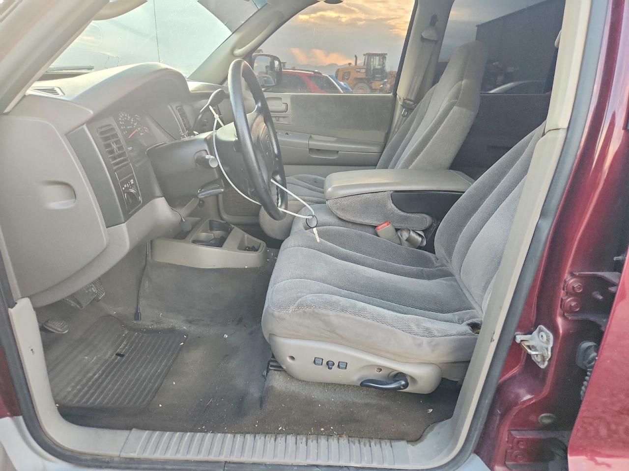 2003 Dodge Dakota Quad Slt Maroon vin: 1D7HG48N23S204755