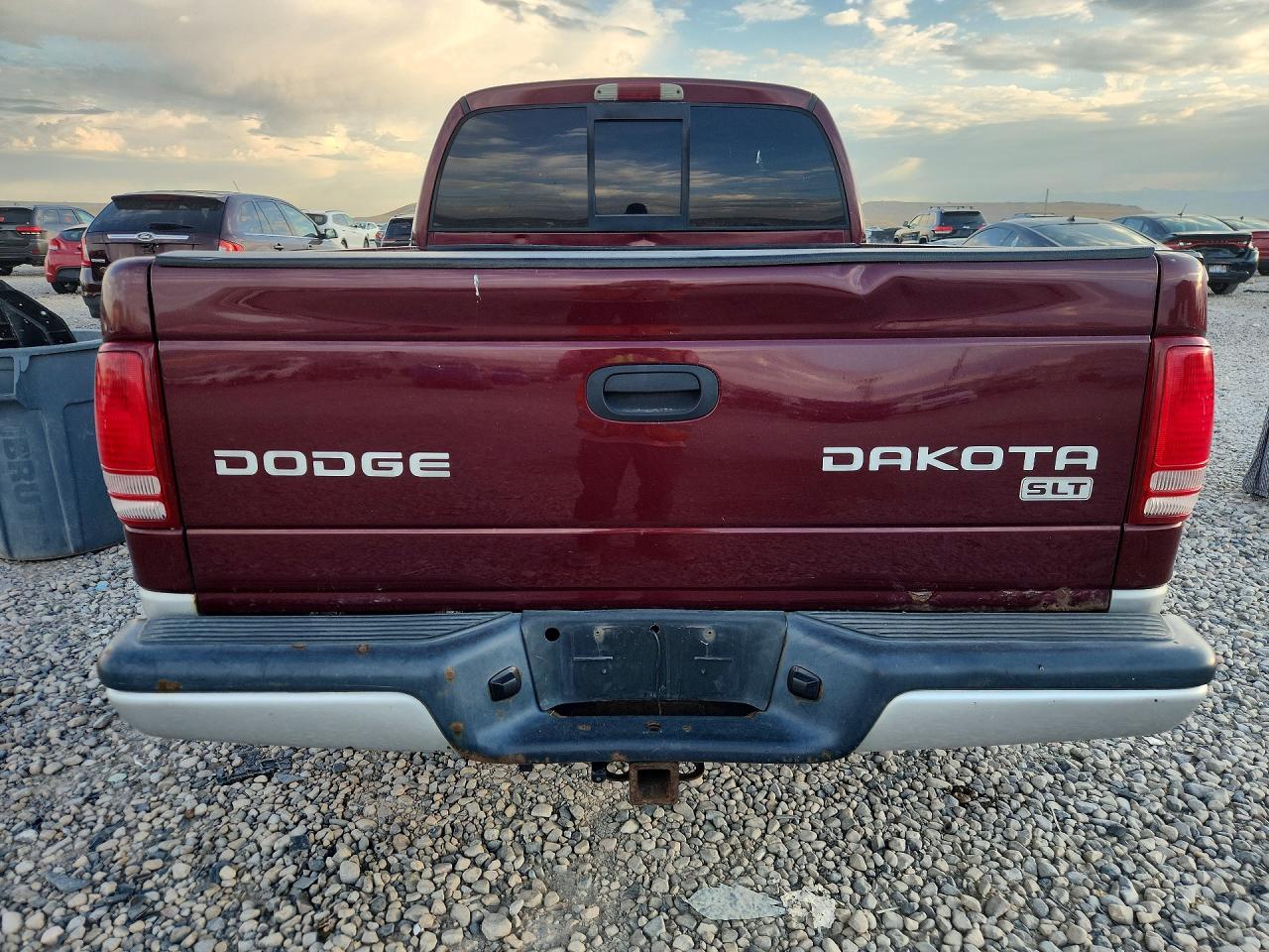 2003 Dodge Dakota Quad Slt Maroon vin: 1D7HG48N23S204755
