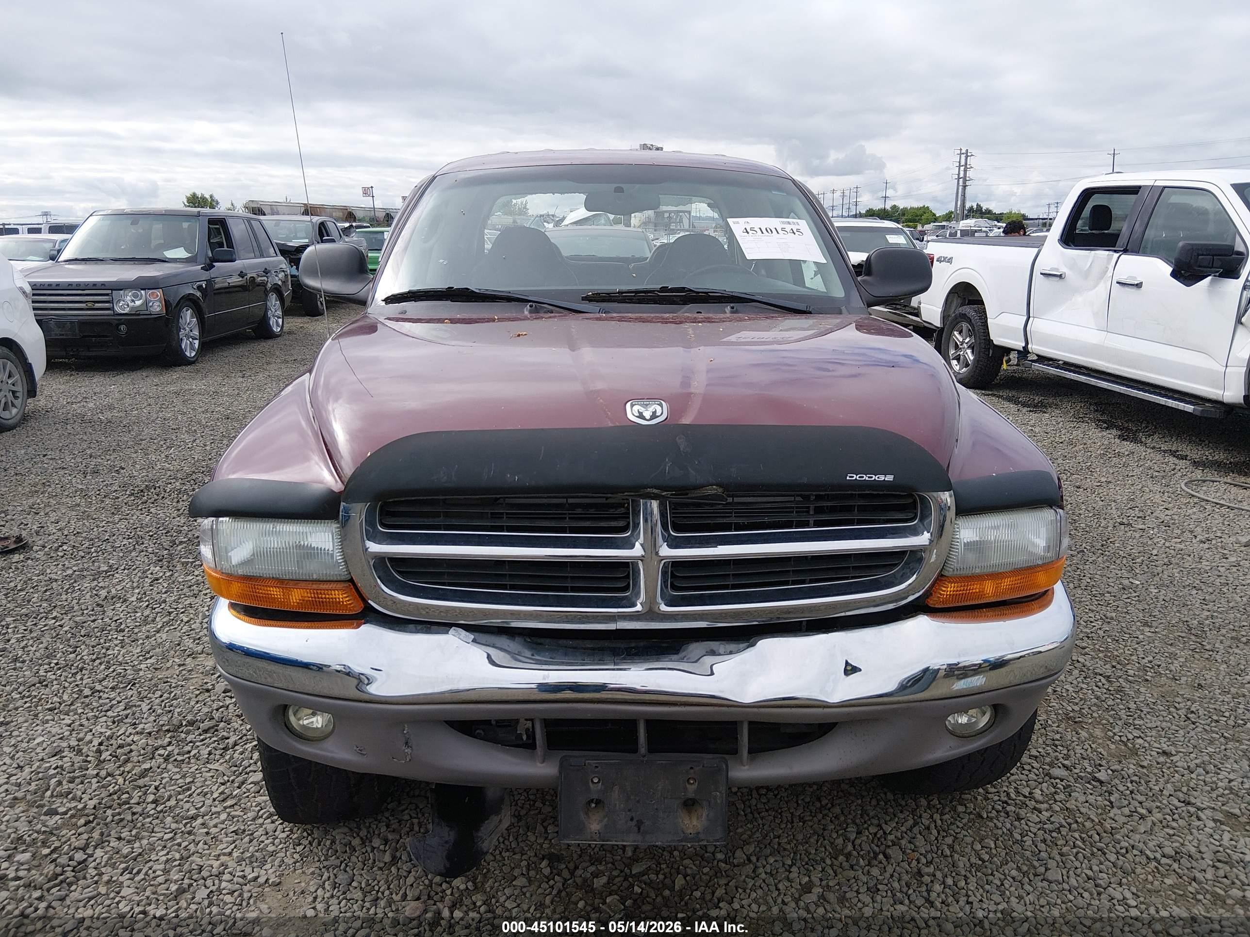 2003 Dodge Dakota Slt Red vin: 1D7HG48N23S312633