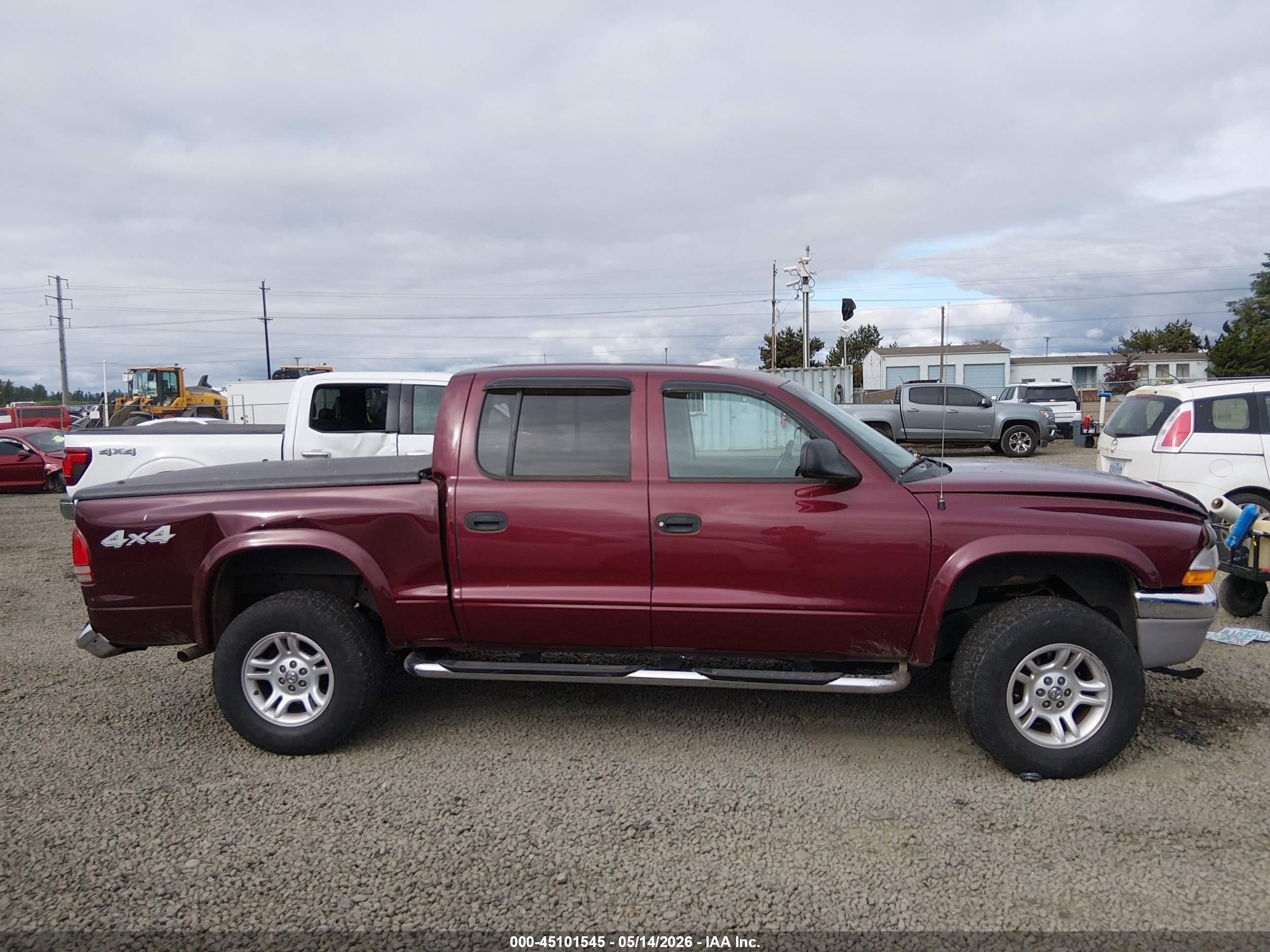 2003 Dodge Dakota Slt Red vin: 1D7HG48N23S312633