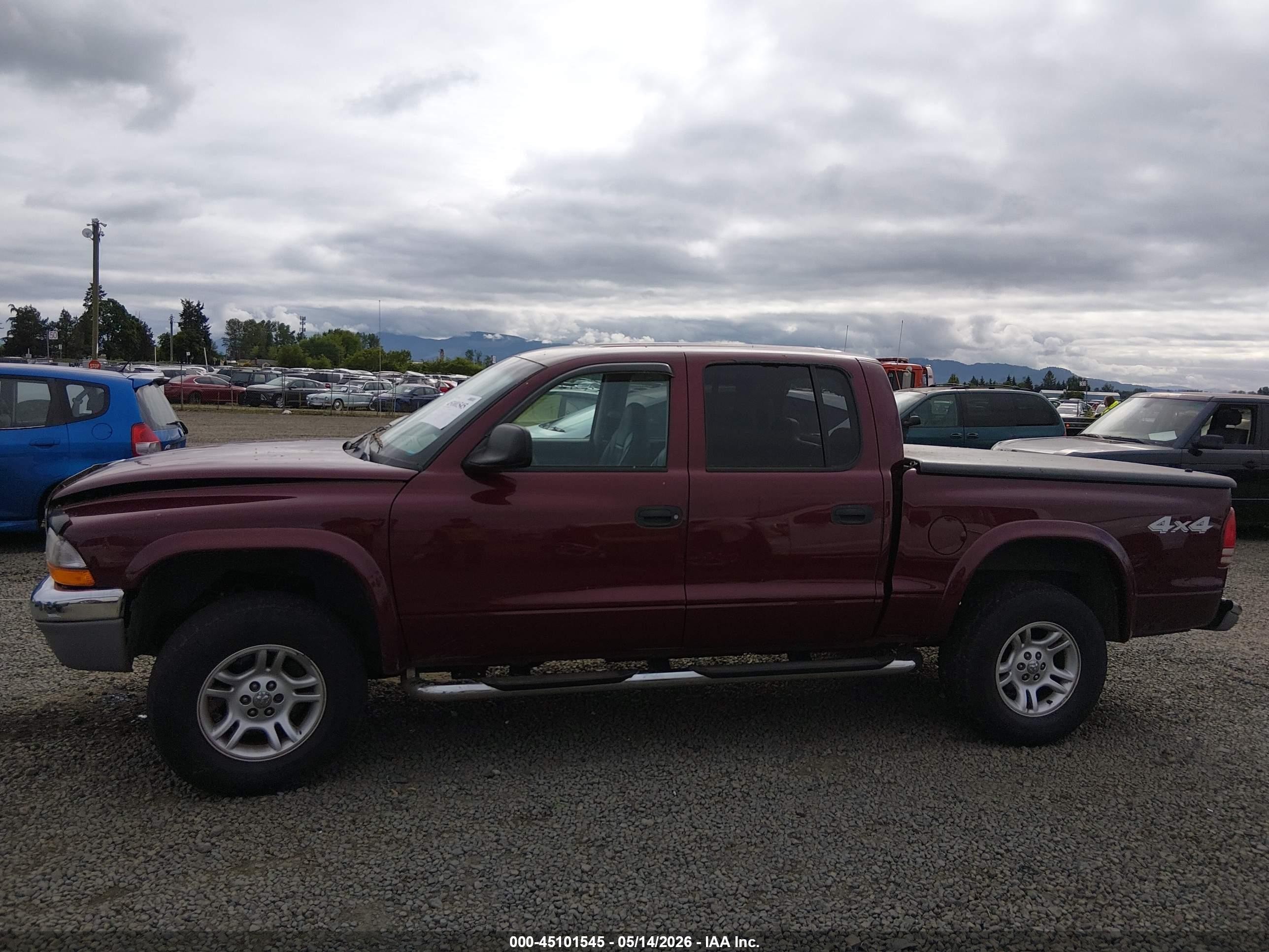 2003 Dodge Dakota Slt Red vin: 1D7HG48N23S312633