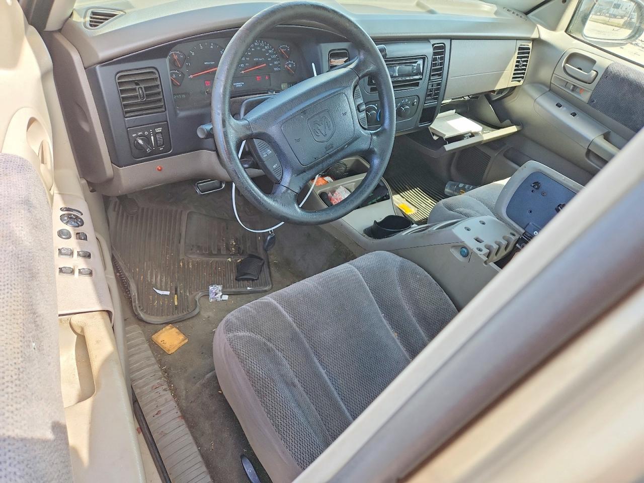2004 Dodge Dakota Quad Slt Желто-коричневый vin: 1D7HG48N24S522019