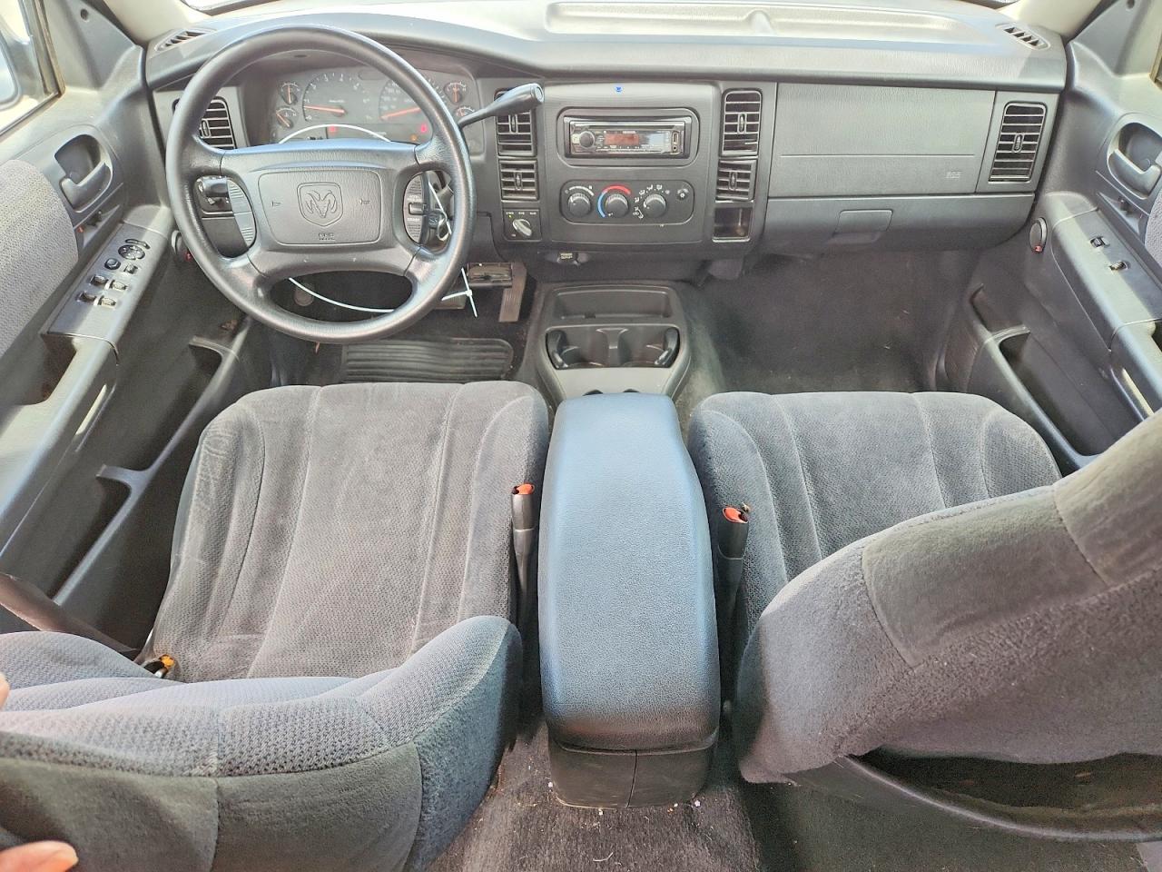 2004 Dodge Dakota Quad Slt Silver vin: 1D7HG48N24S717764